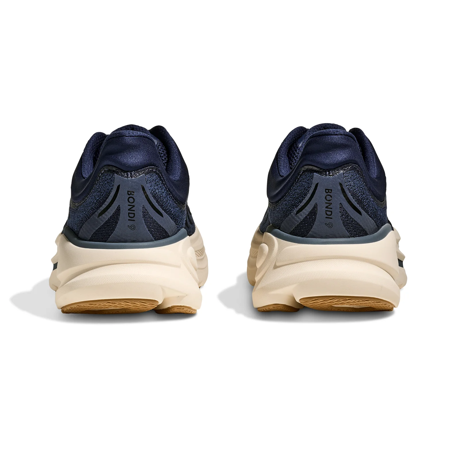 Men's Bondi 9 Running Shoes Midnight Blue / Varsity Navy - Image 5
