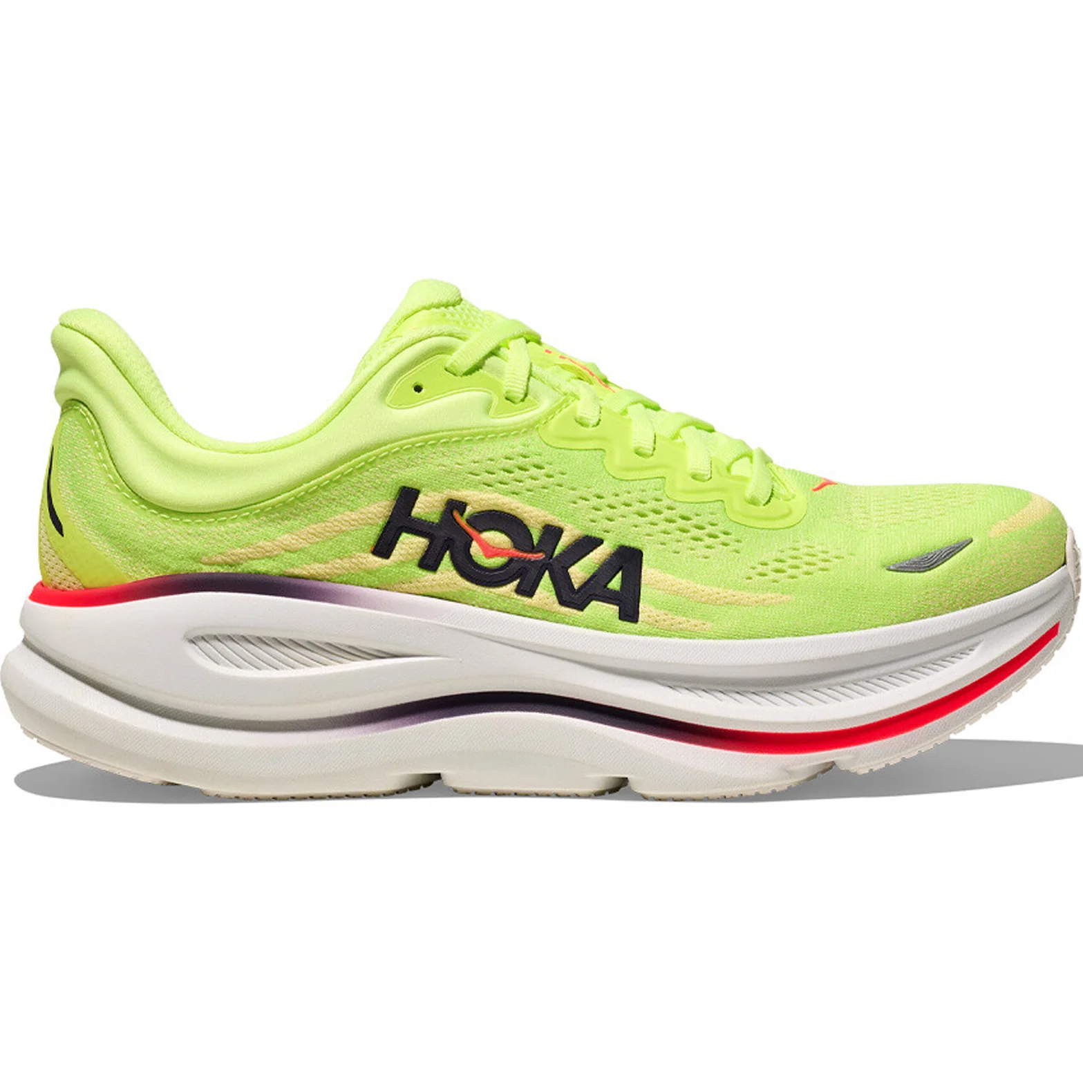 Men's Bondi 9 Running Shoes Neon Yuzu / Sunlight