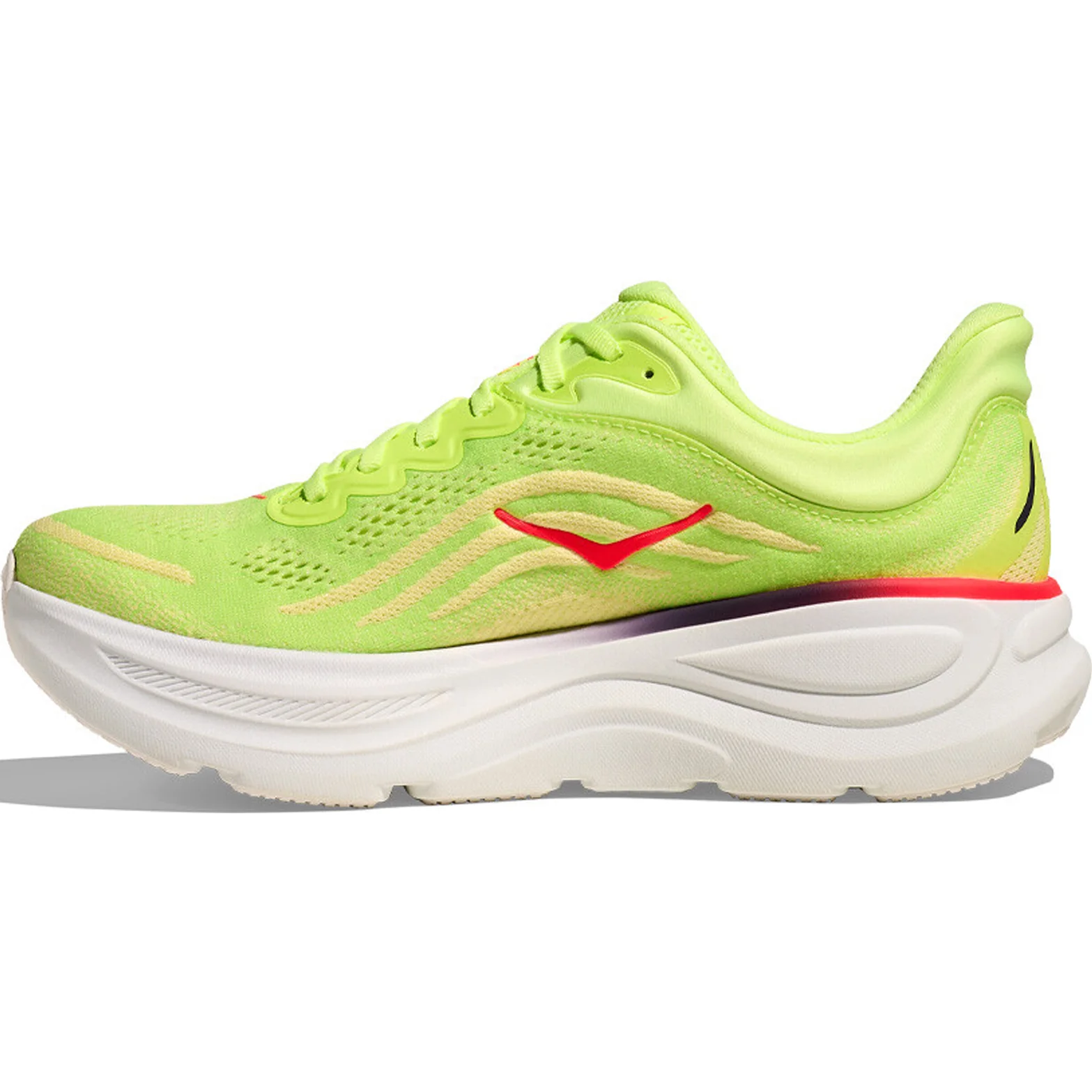 Men's Bondi 9 Running Shoes Neon Yuzu / Sunlight - Image 2