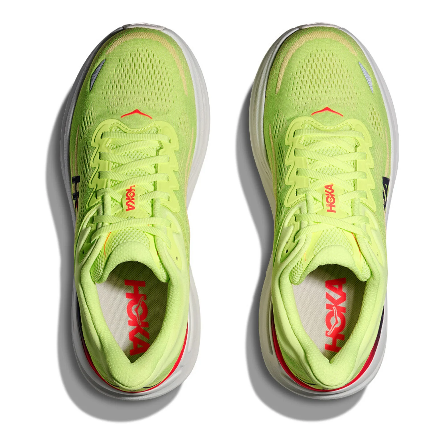 Men's Bondi 9 Running Shoes Neon Yuzu / Sunlight - Image 3