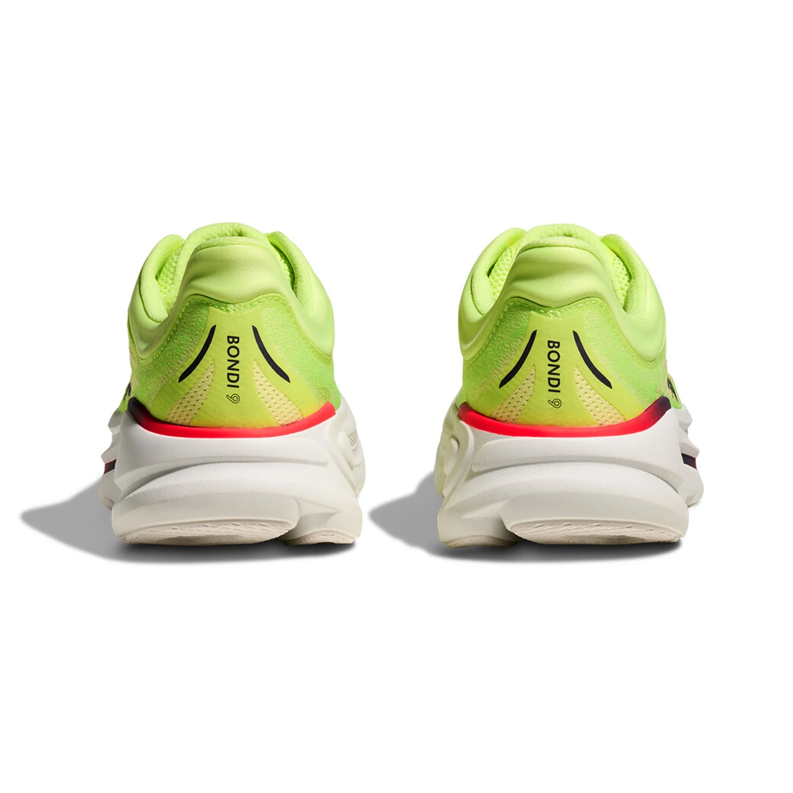 Men's Bondi 9 Running Shoes Neon Yuzu / Sunlight - Image 5