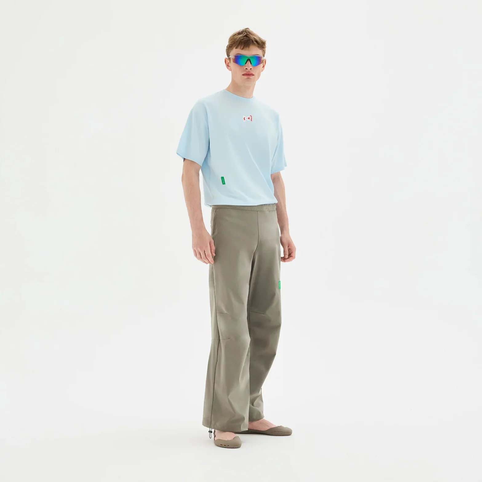 Men's Boxy Training Tee Frost - Image 4