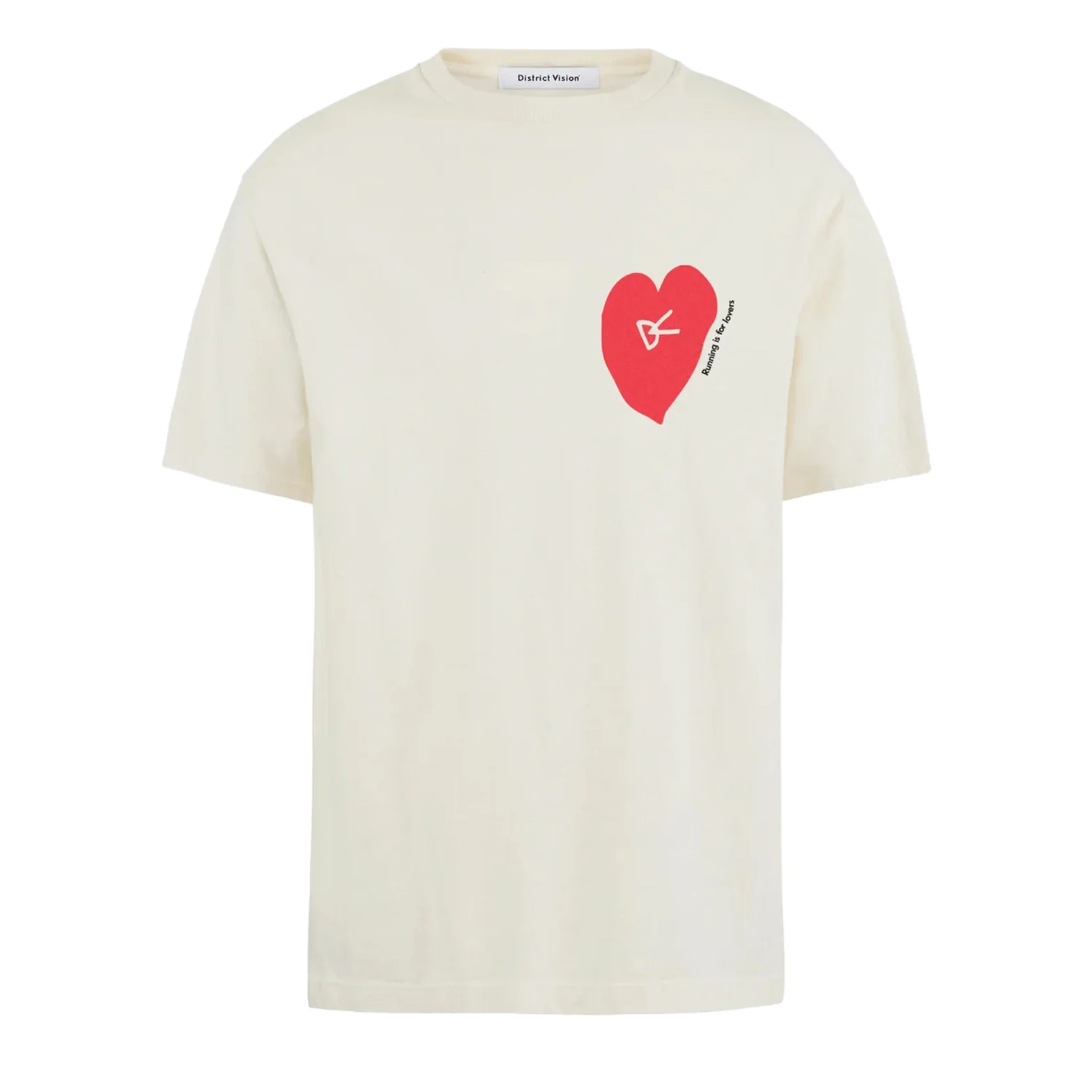 Men's California Cotton Tee Run in Love Vintage White