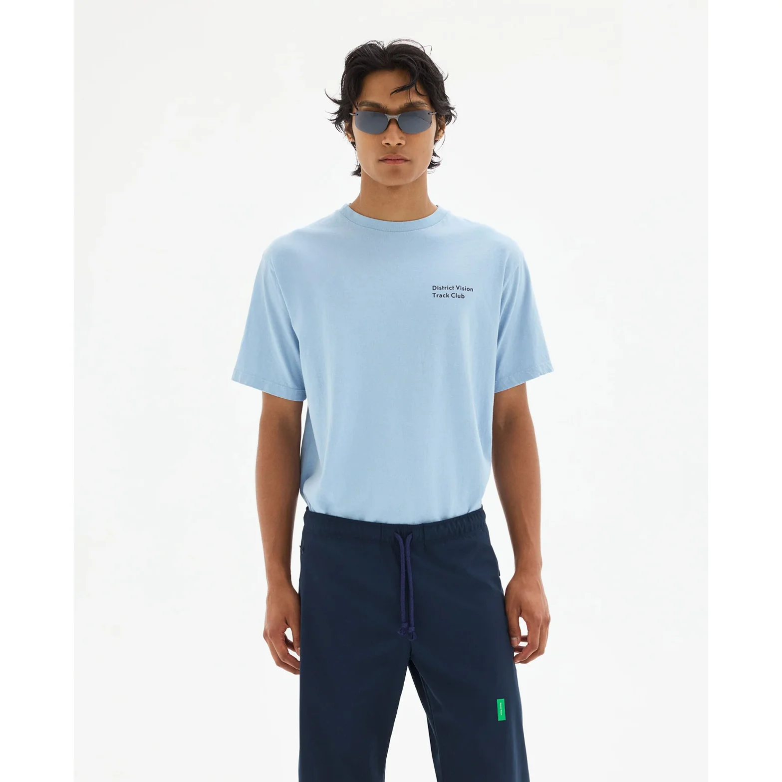 Men's California Cotton Tee Track Club Light Blue - Image 3