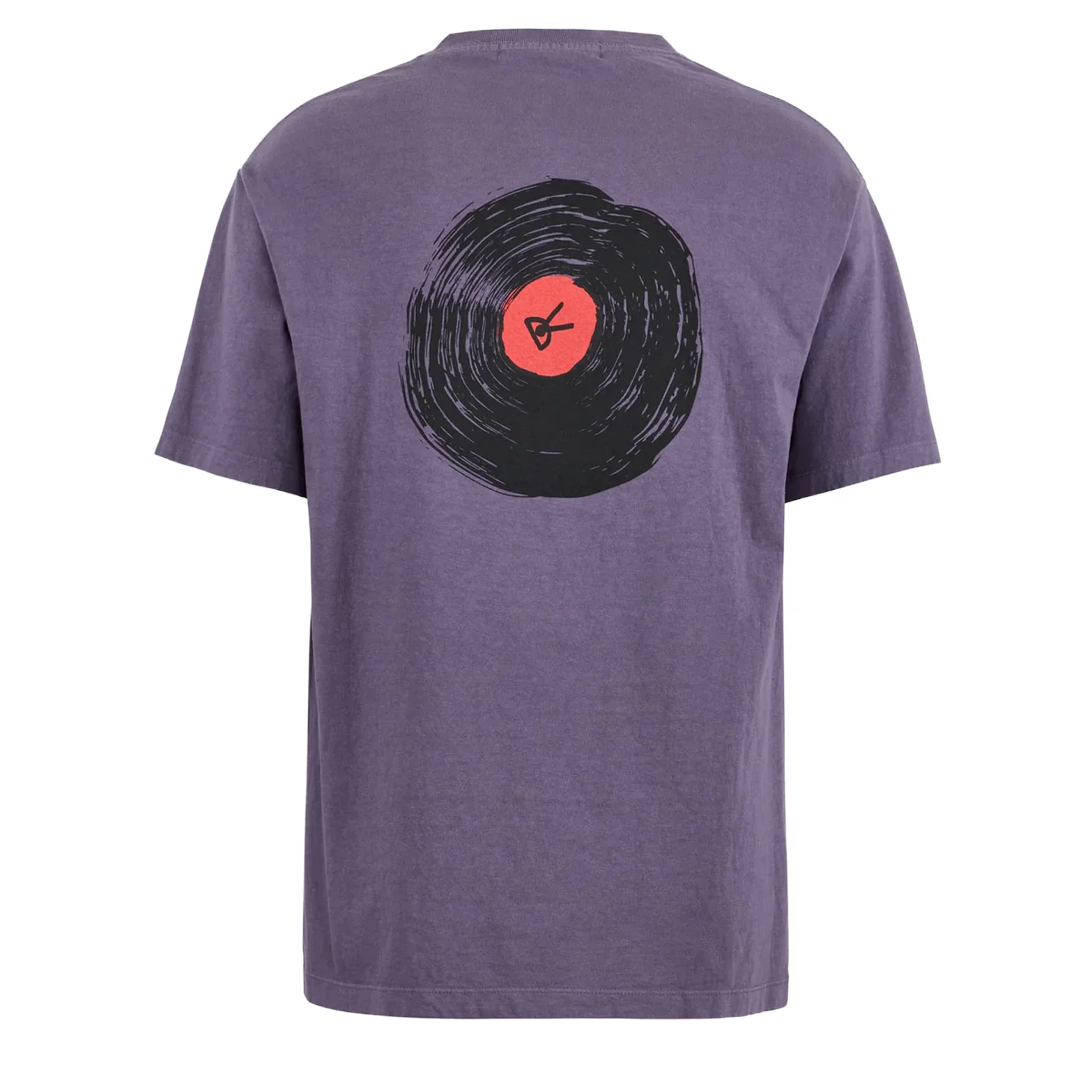Men's California Cotton Tee Track Club Vintage Plum - Image 2