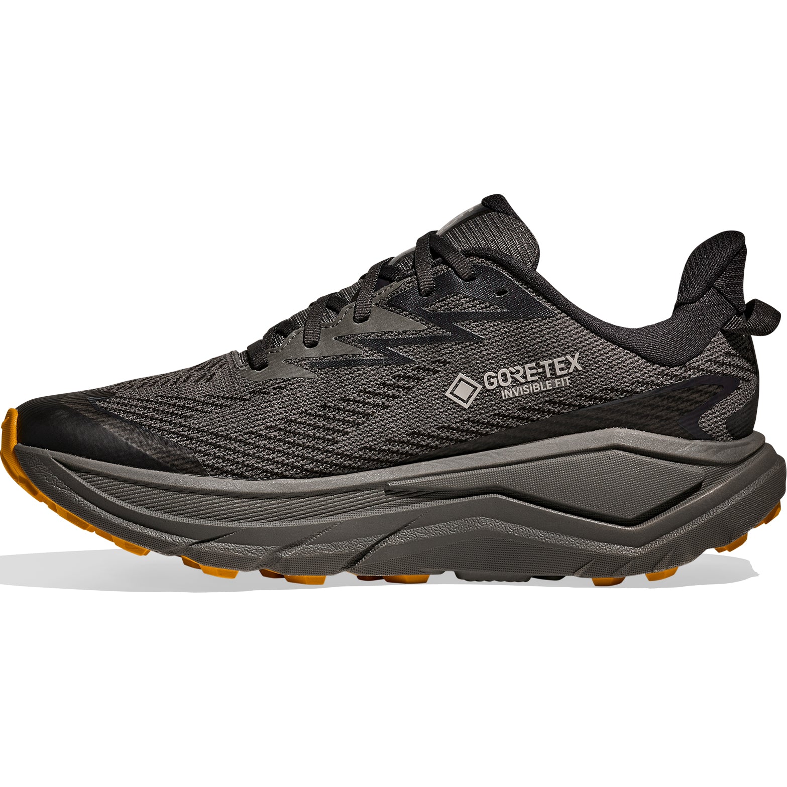 Men's Challenger 8 GORE-TEX Trail Running Shoes Asphalt Grey / Varsity Yellow - Image 2