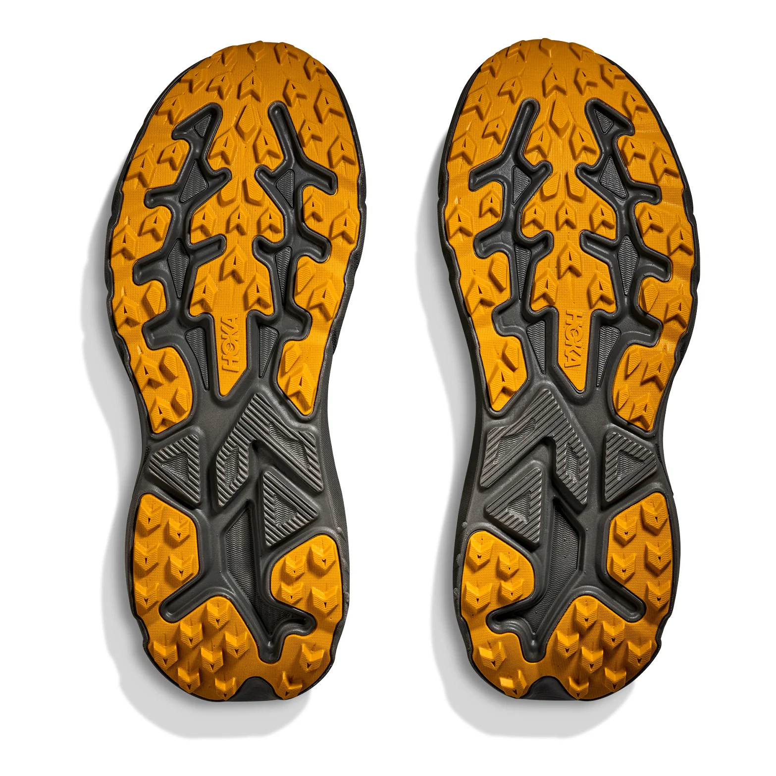 Men's Challenger 8 GORE-TEX Trail Running Shoes Asphalt Grey / Varsity Yellow - Image 4