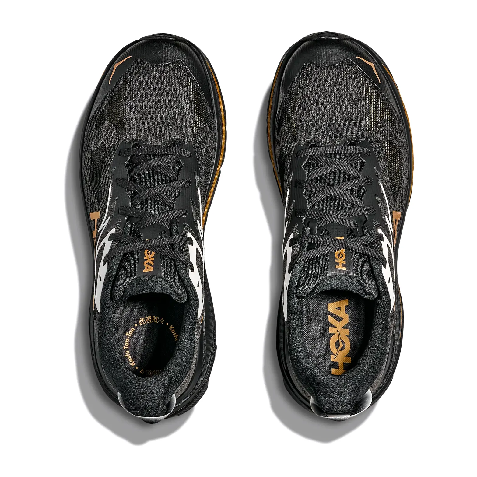 Men's Challenger 8 Koshi Tan-Tan Trail Running Shoes Black / Gold - Image 3