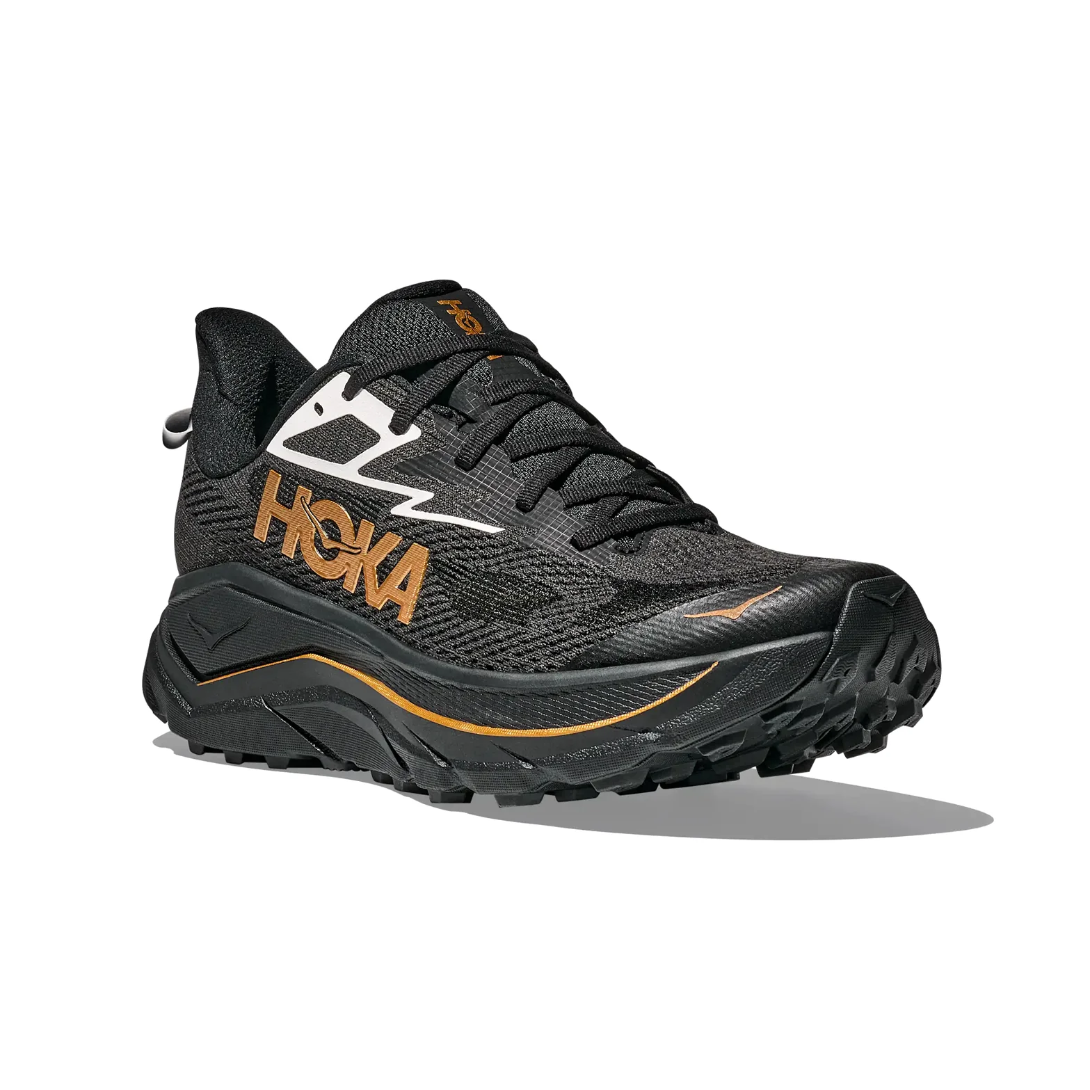 Men's Challenger 8 Koshi Tan-Tan Trail Running Shoes Black / Gold - Image 6