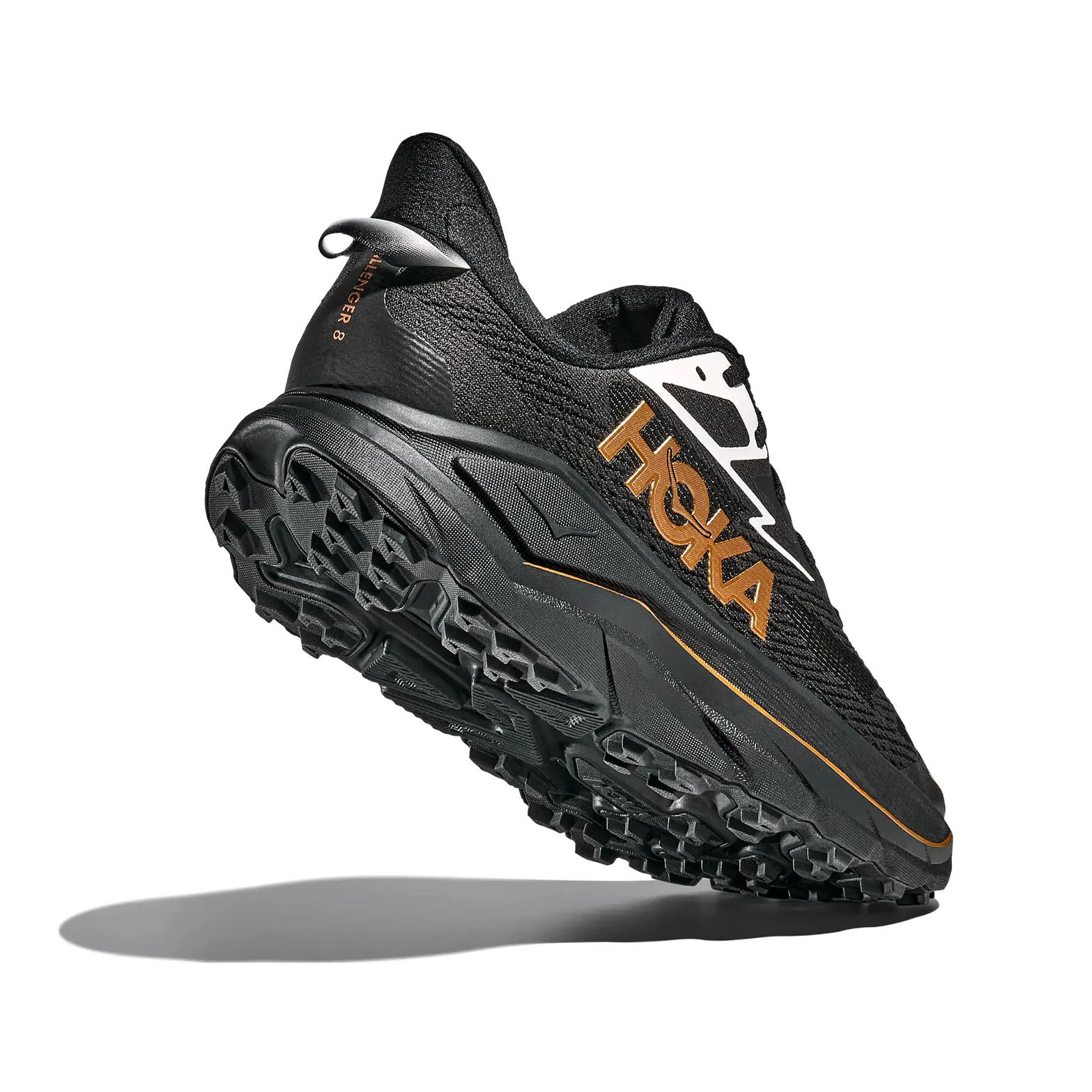 Men's Challenger 8 Koshi Tan-Tan Trail Running Shoes Black / Gold - Image 7