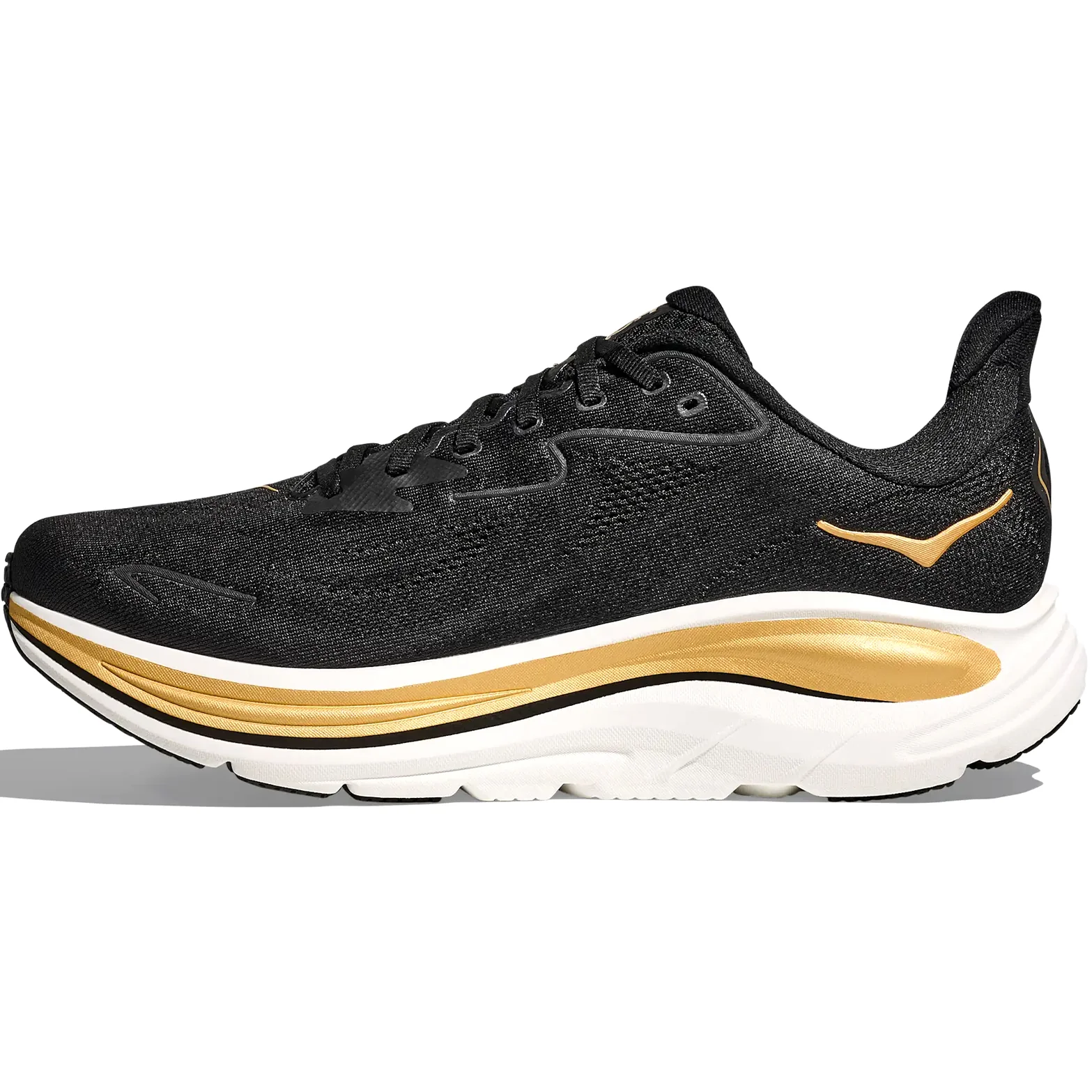 Men's Clifton 10 Koshi Tan-Tan Running Shoes Black / Gold - Image 2
