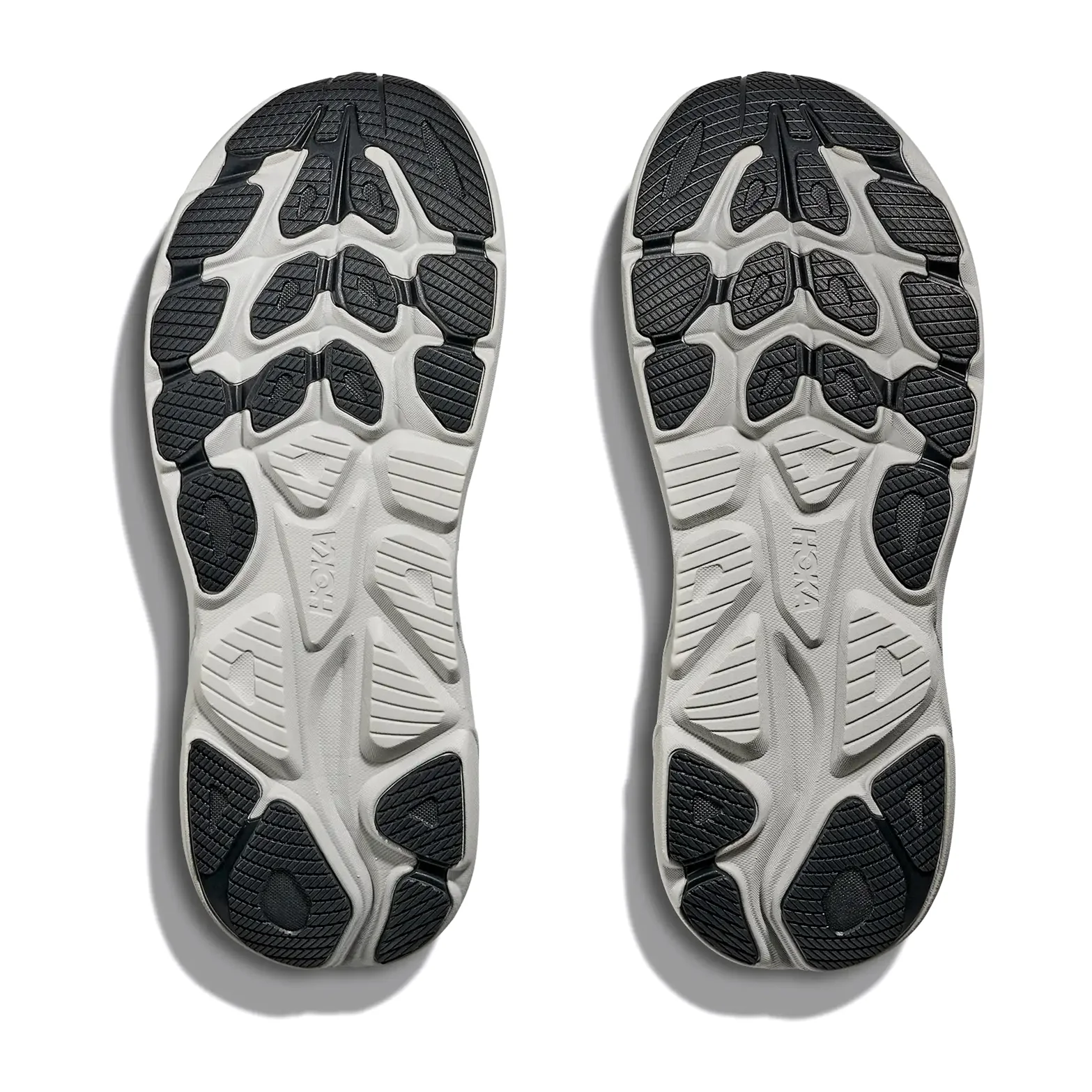 Men's Clifton 10 Running Shoes Carbon Black / Satellite Grey - Image 4