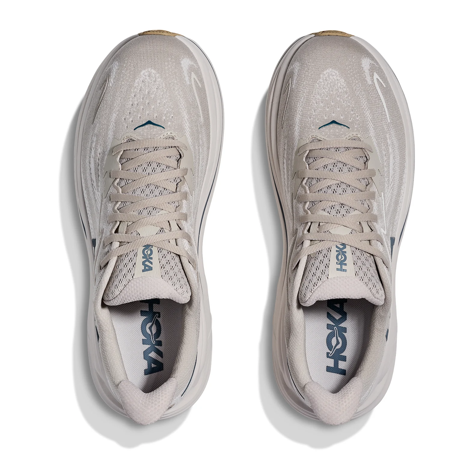 Men's Clifton 10 Running Shoes Putty / Grout - Image 3