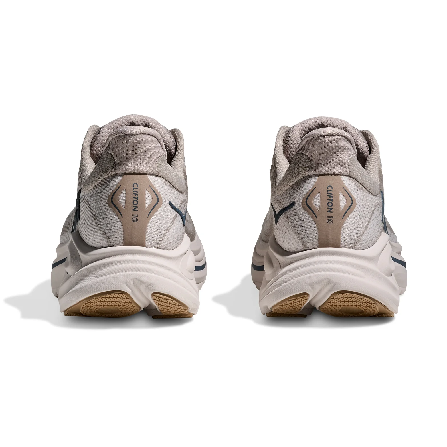 Men's Clifton 10 Running Shoes Putty / Grout - Image 5