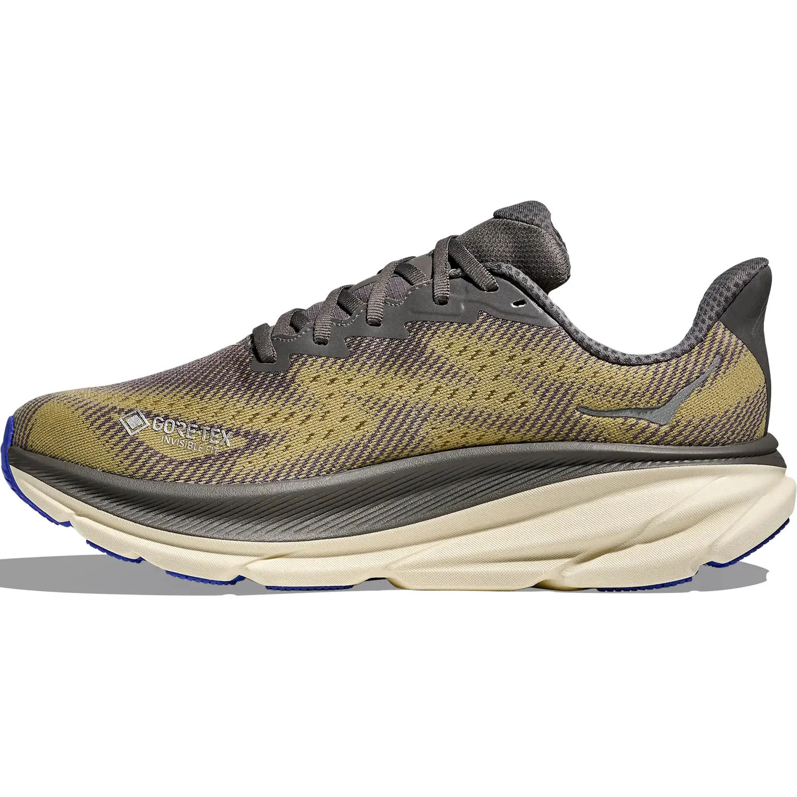 Men's Clifton 9 GORE-TEX Running Shoes Gravel / Eggshell - Image 2