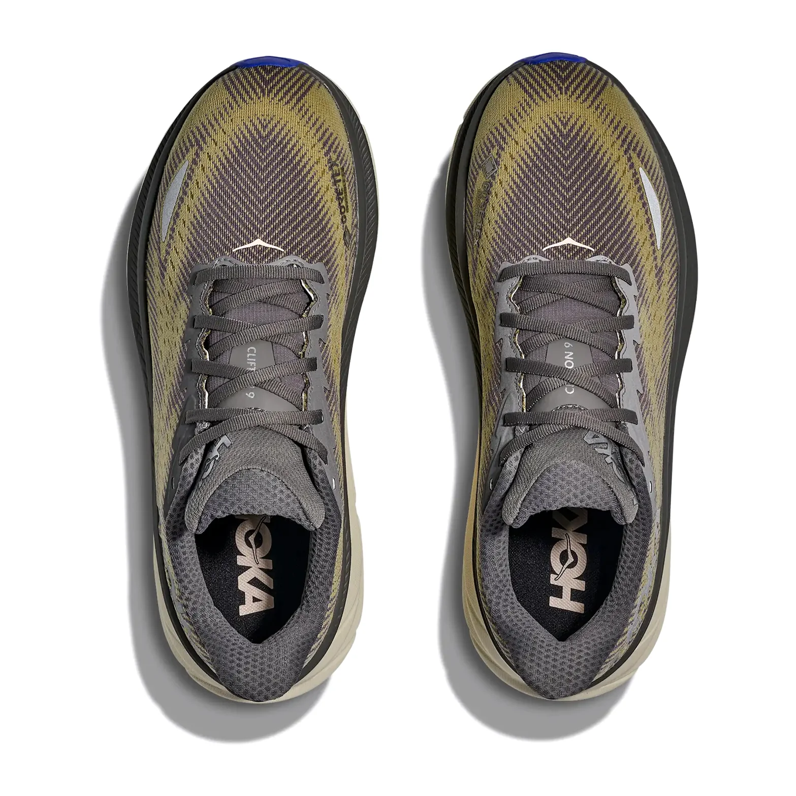 Men's Clifton 9 GORE-TEX Running Shoes Gravel / Eggshell - Image 3