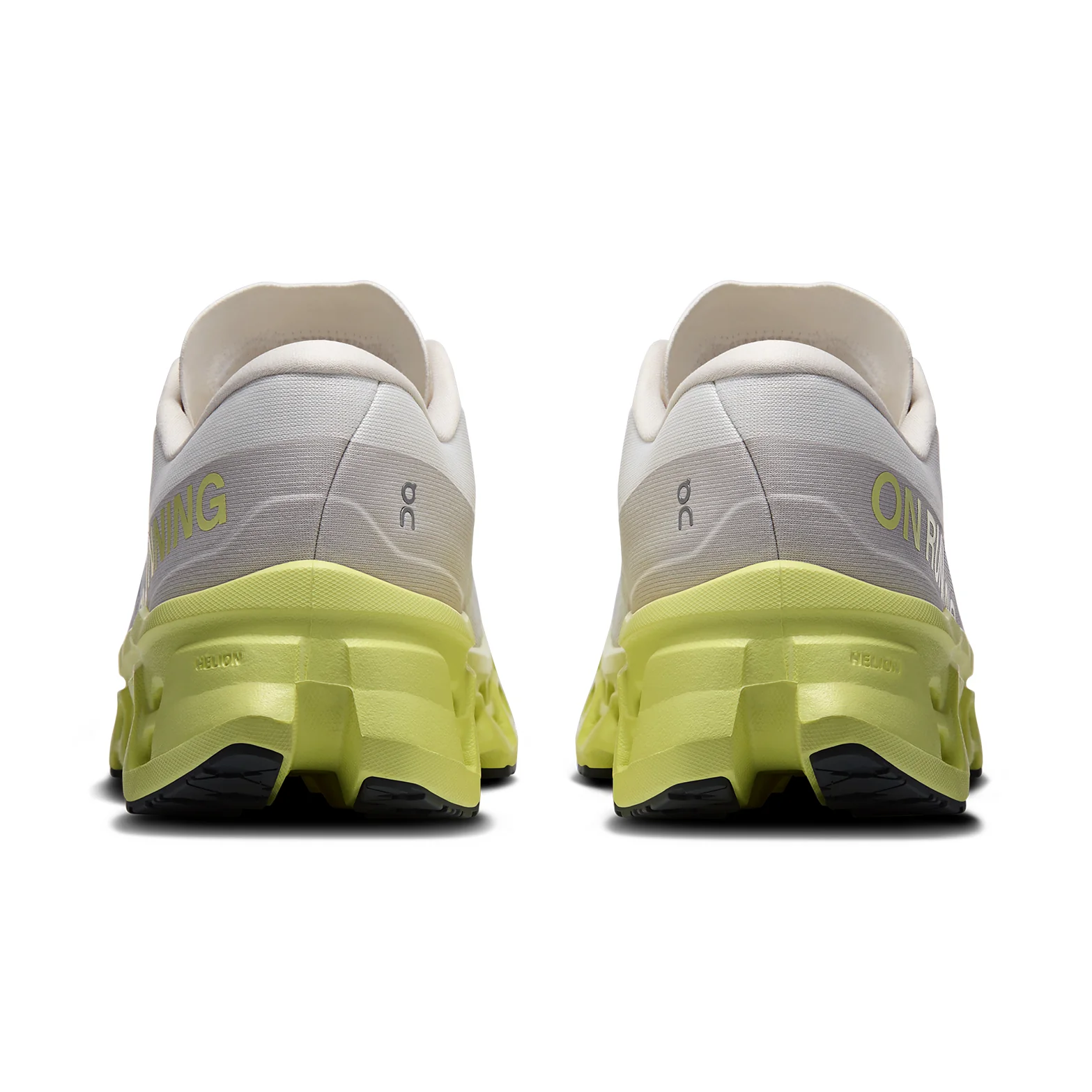 Men's Cloudmonster 3 Running Shoes Ivory / Limelight - Image 5