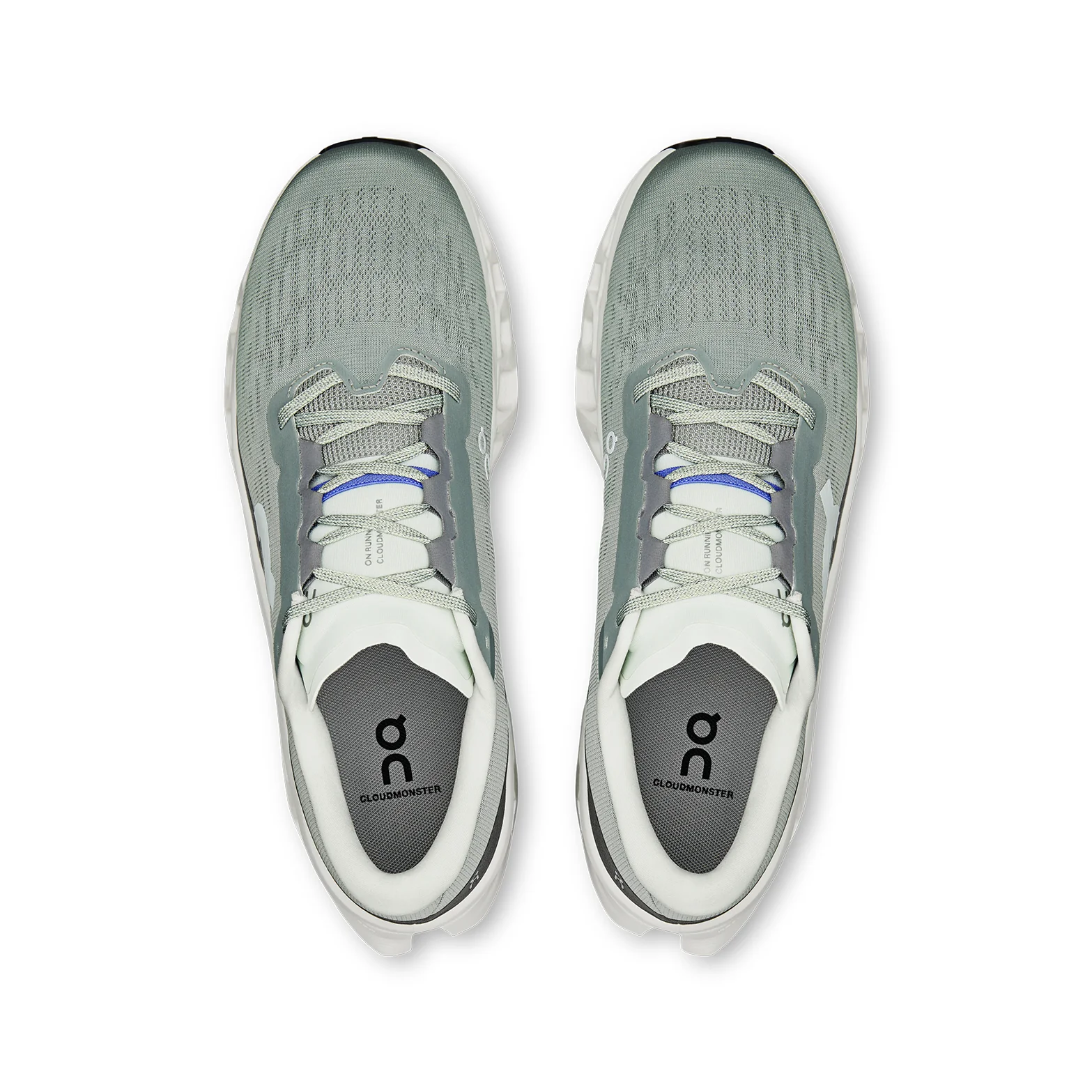 Men's Cloudmonster 3 Running Shoes Tin / Ivory - Image 3