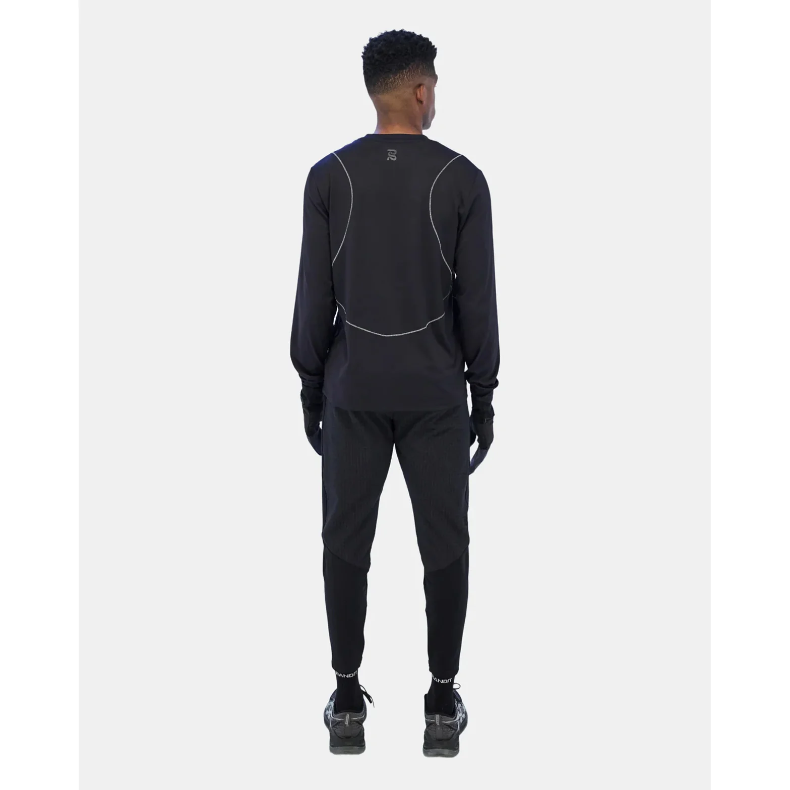Men's Superwarm Run Pant Black - Image 7