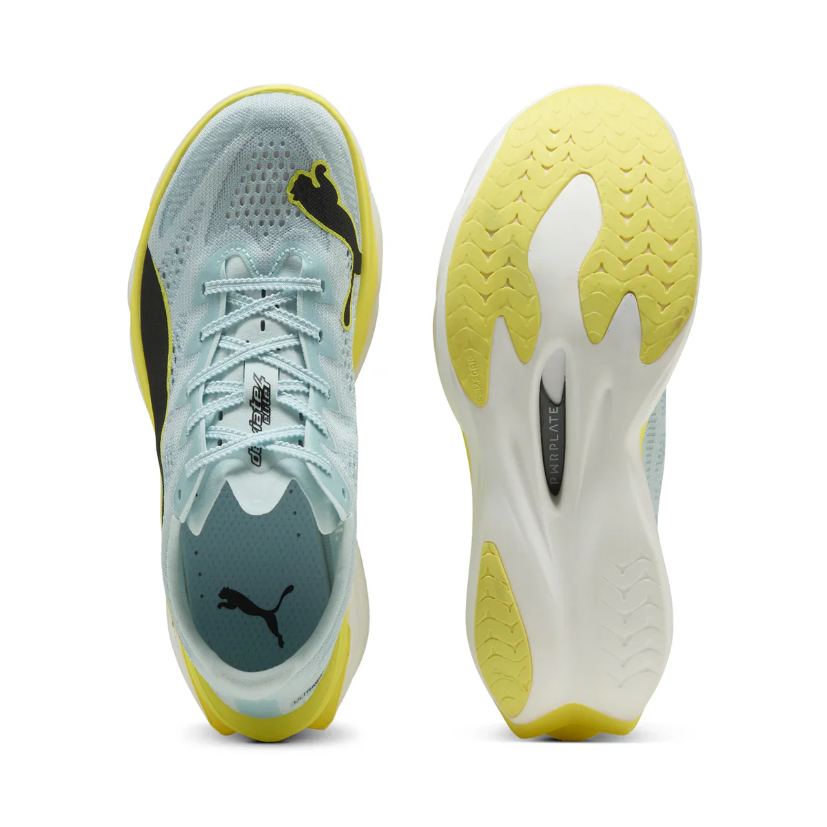 Men's Deviate NITRO Elite 4 Running Shoes Fresh Water / Lemon Crush - Image 3