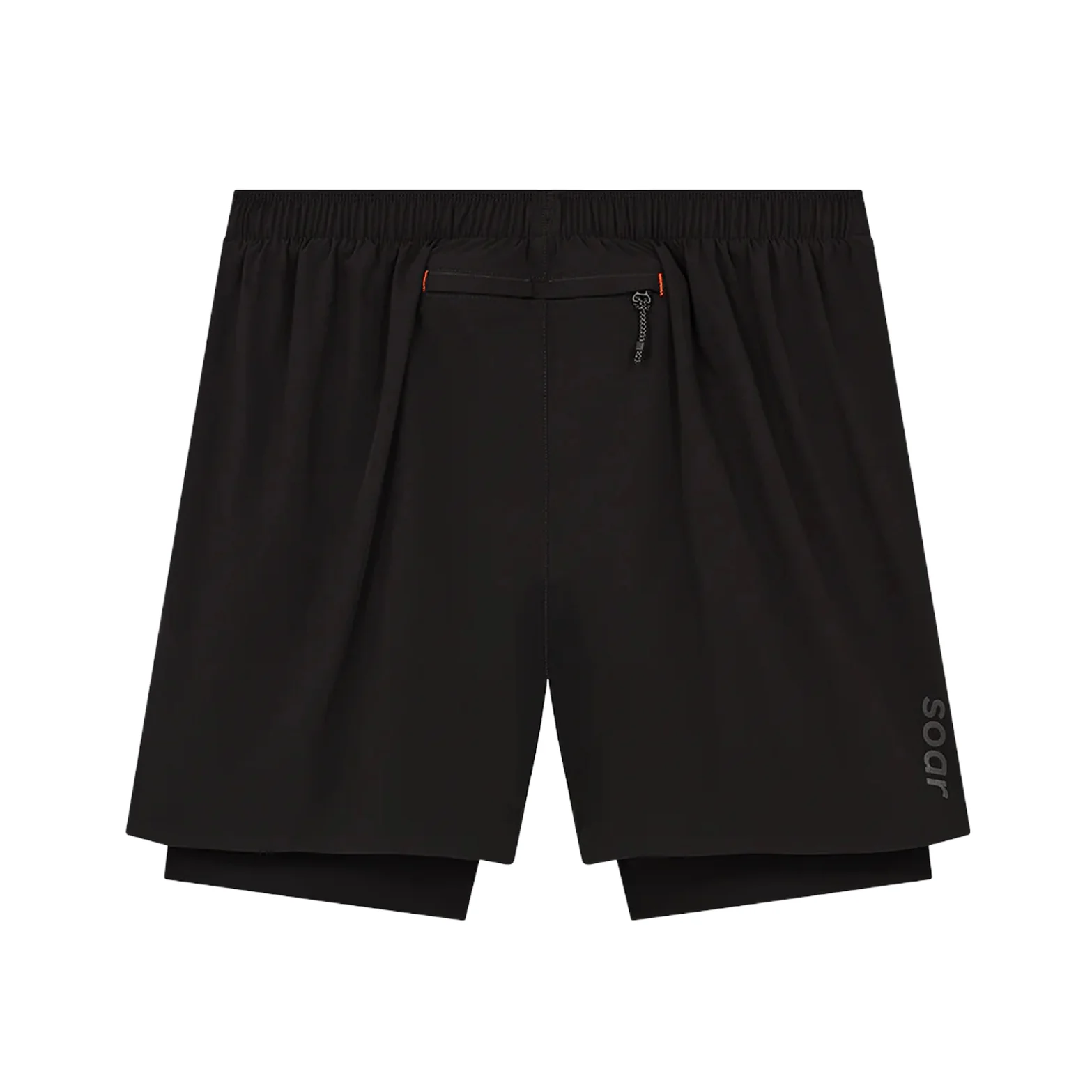Men's Dual Run Shorts Black - Image 2