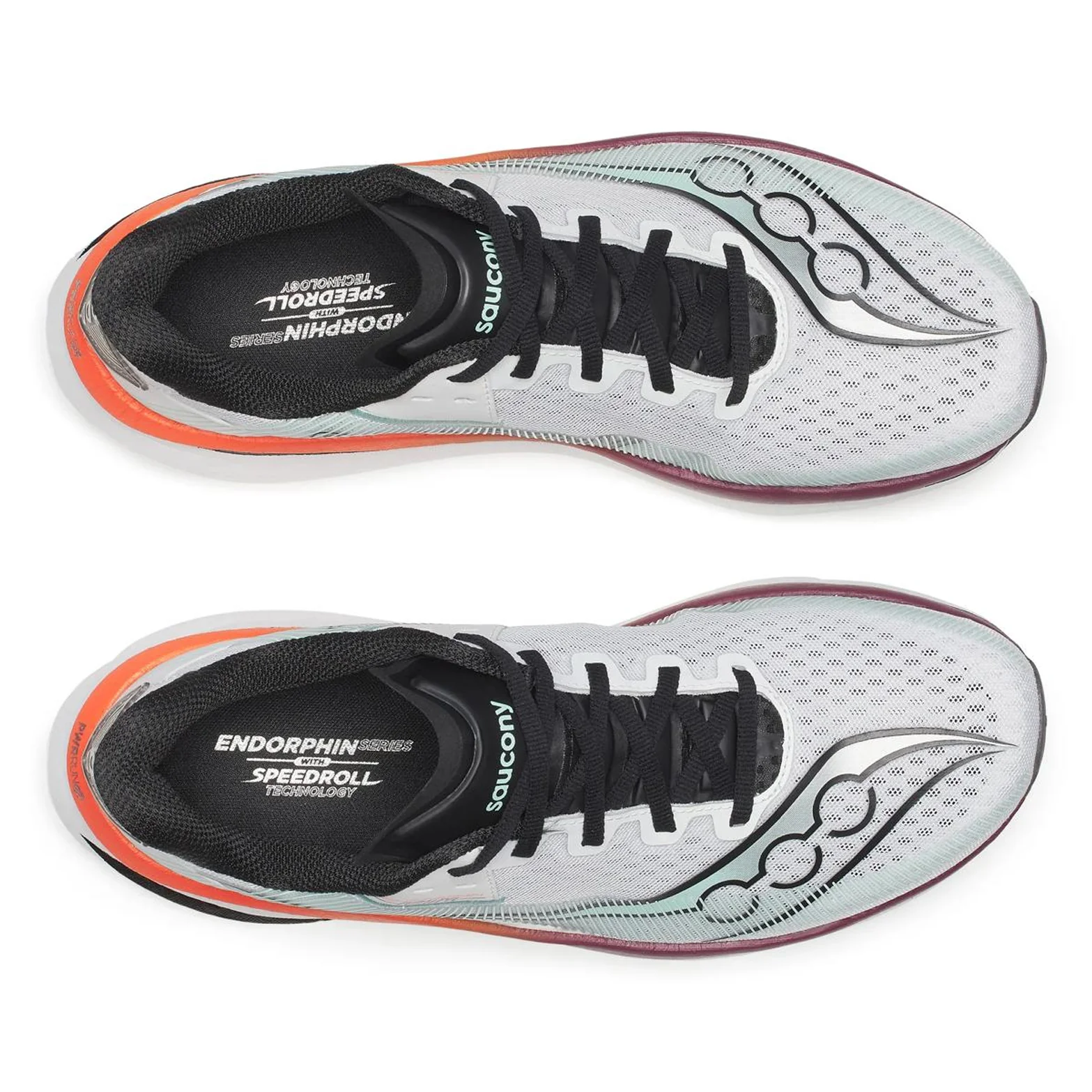 Men's Endorphin Azura Running Shoes White / Crimson - Image 3