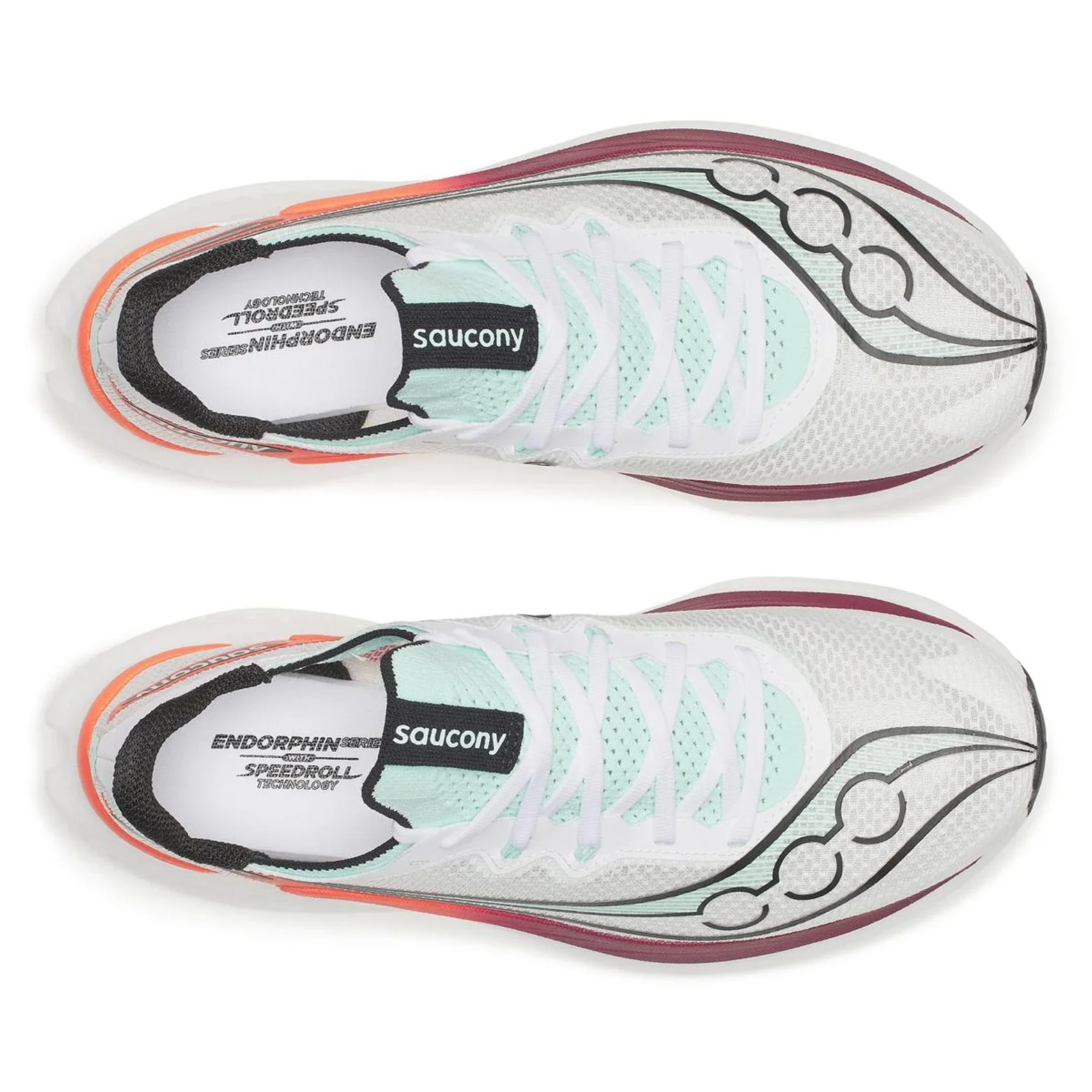 Men's Endorphin Pro 5 Running Shoes White / Crimson - Image 3