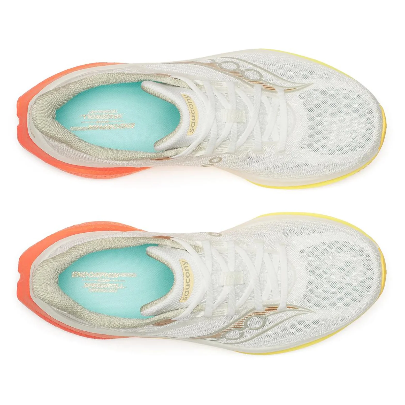 Men's Endorphin Speed 5 Running Shoes Ivory / Fire - Image 3