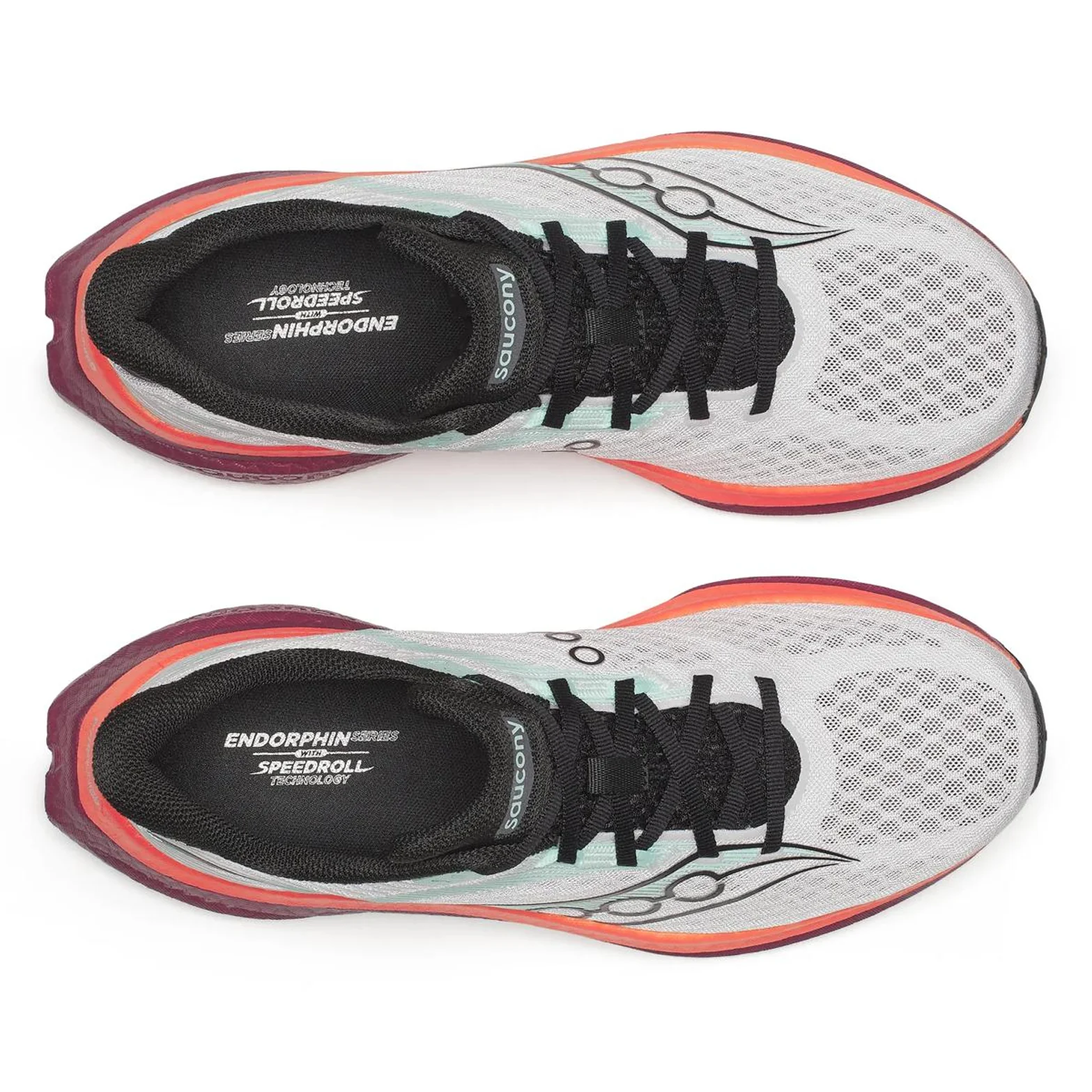 Men's Endorphin Speed 5 Running Shoes White / Crimson - Image 3