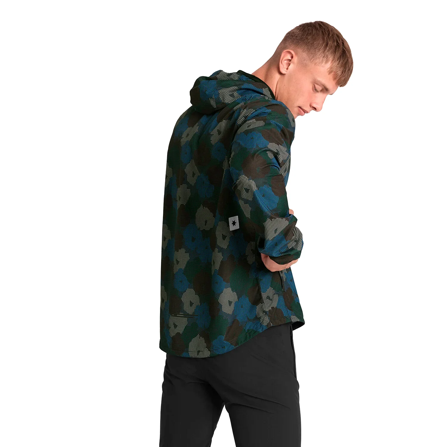 Men's Flower Pace Jacket Blue AOP - Image 2