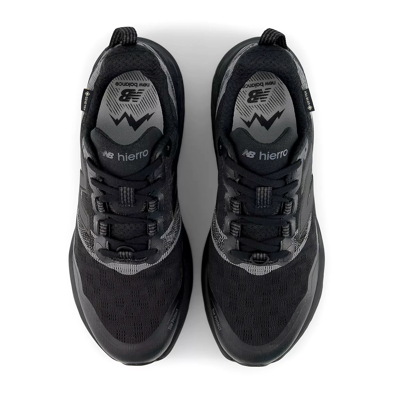 Men's Fresh Foam X Hierro v9 GORE-TEX Trail Running Shoes Black / Faded Black / Castlerock - Image 3