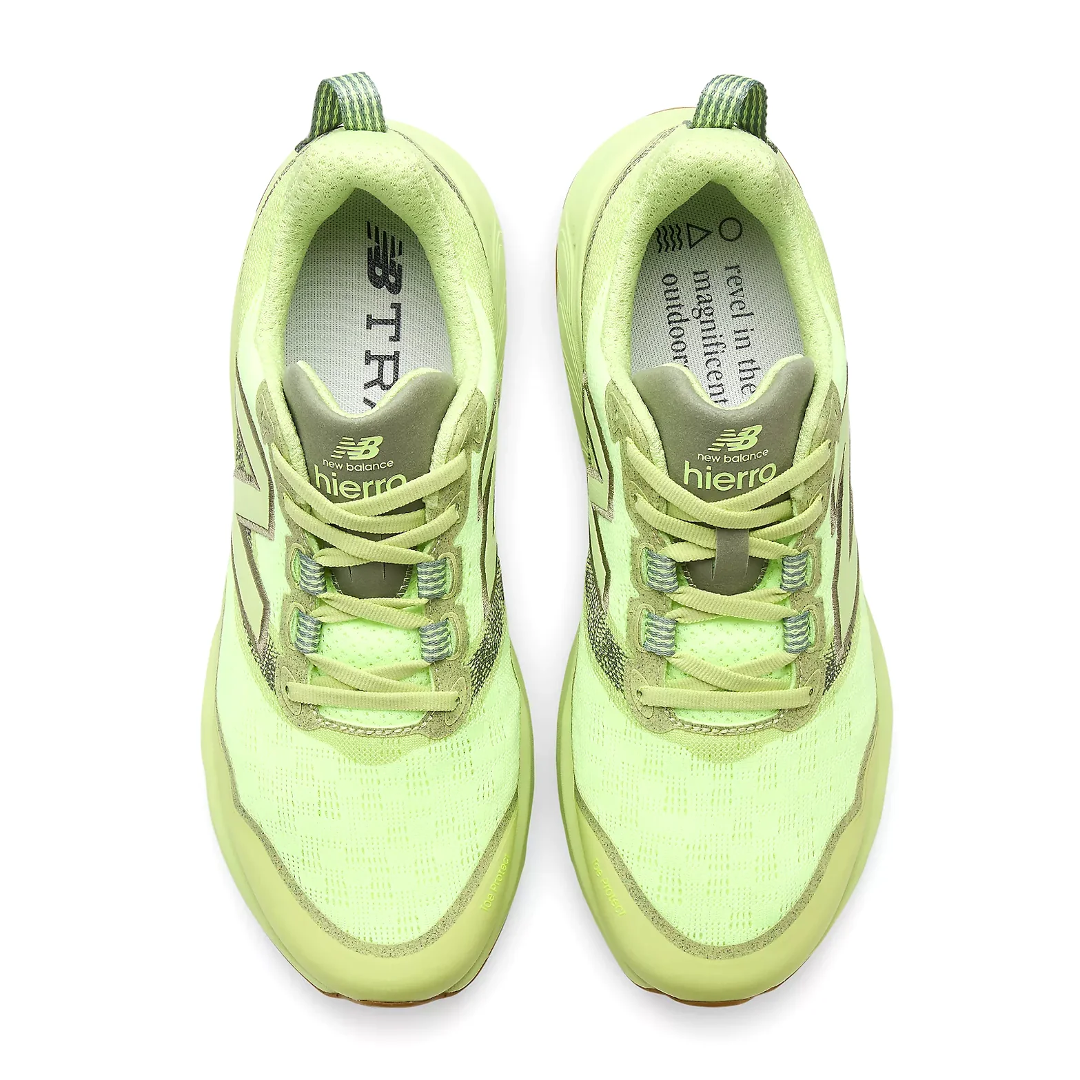 Men's Fresh Foam X Hierro v9 Trail Running Shoes Afterglow / Dark Olivine - Image 3
