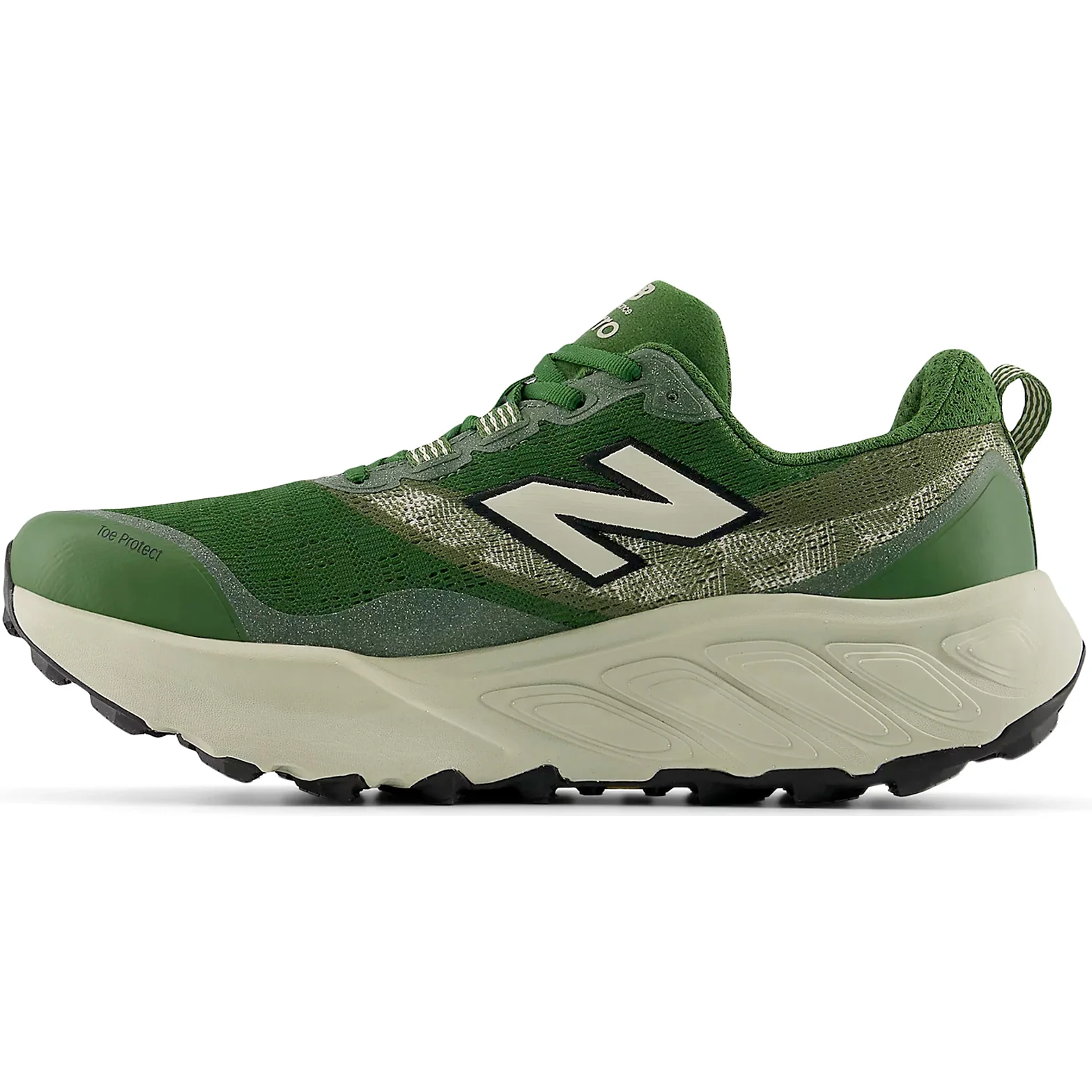 Men's Fresh Foam X Hierro v9 Trail Running Shoes Dark Alpine Green / Shipyard / Black - Image 2
