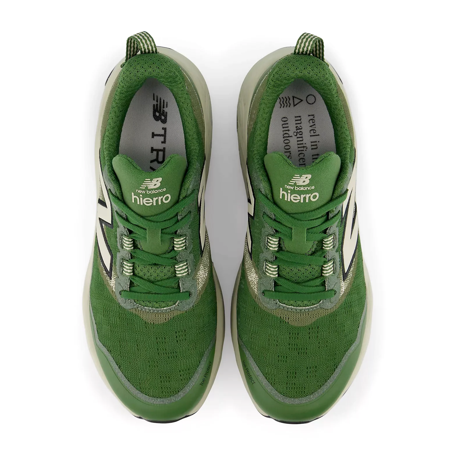Men's Fresh Foam X Hierro v9 Trail Running Shoes Dark Alpine Green / Shipyard / Black - Image 3