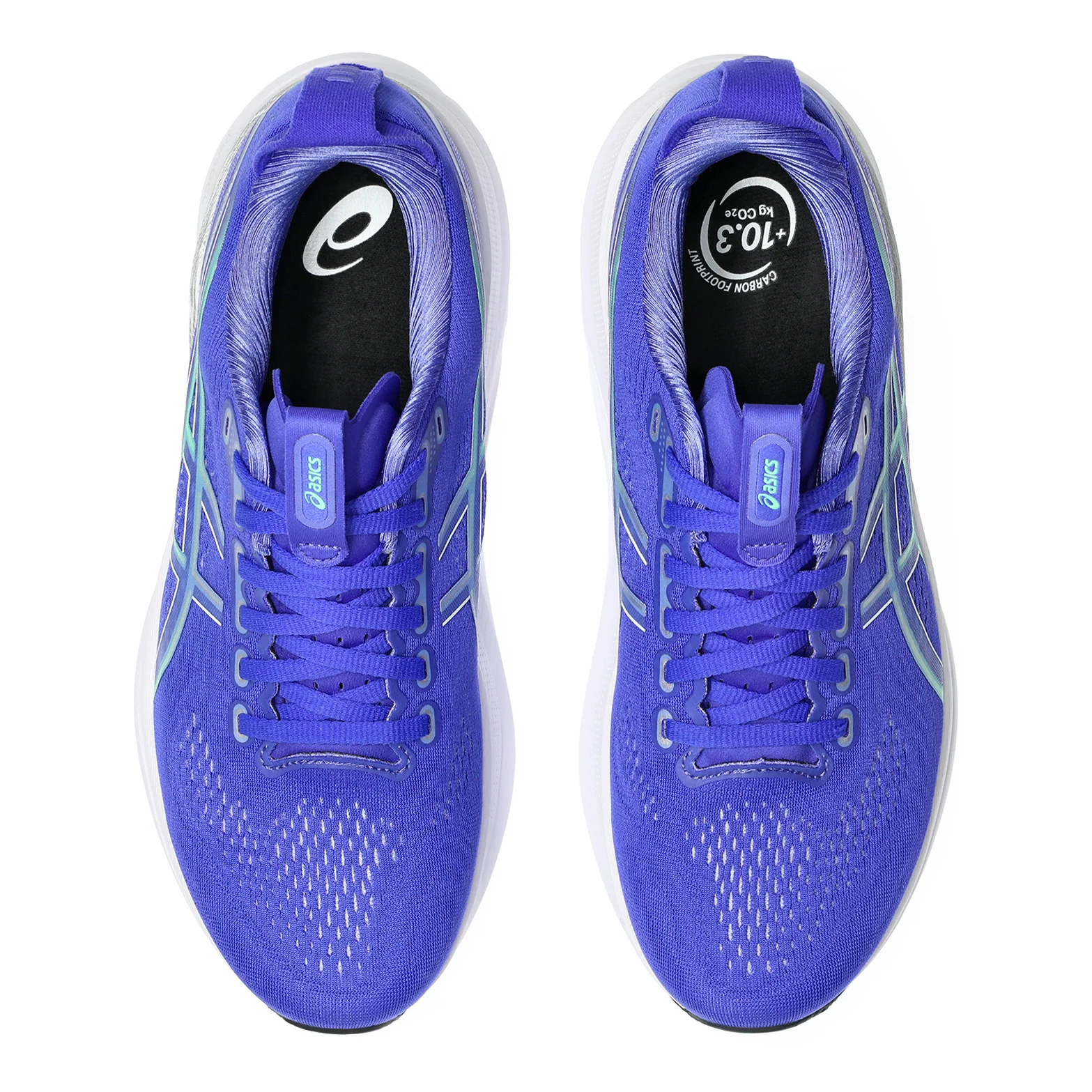 Men's Gel-Kayano 32 Running Shoes Cobalt Burst / Pure Silver - Image 3