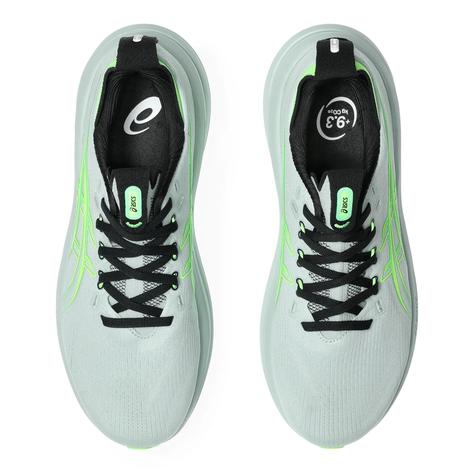 Men's Gel-Nimbus 28 Running Shoes Cold Moss / Illuminate Green - Image 3
