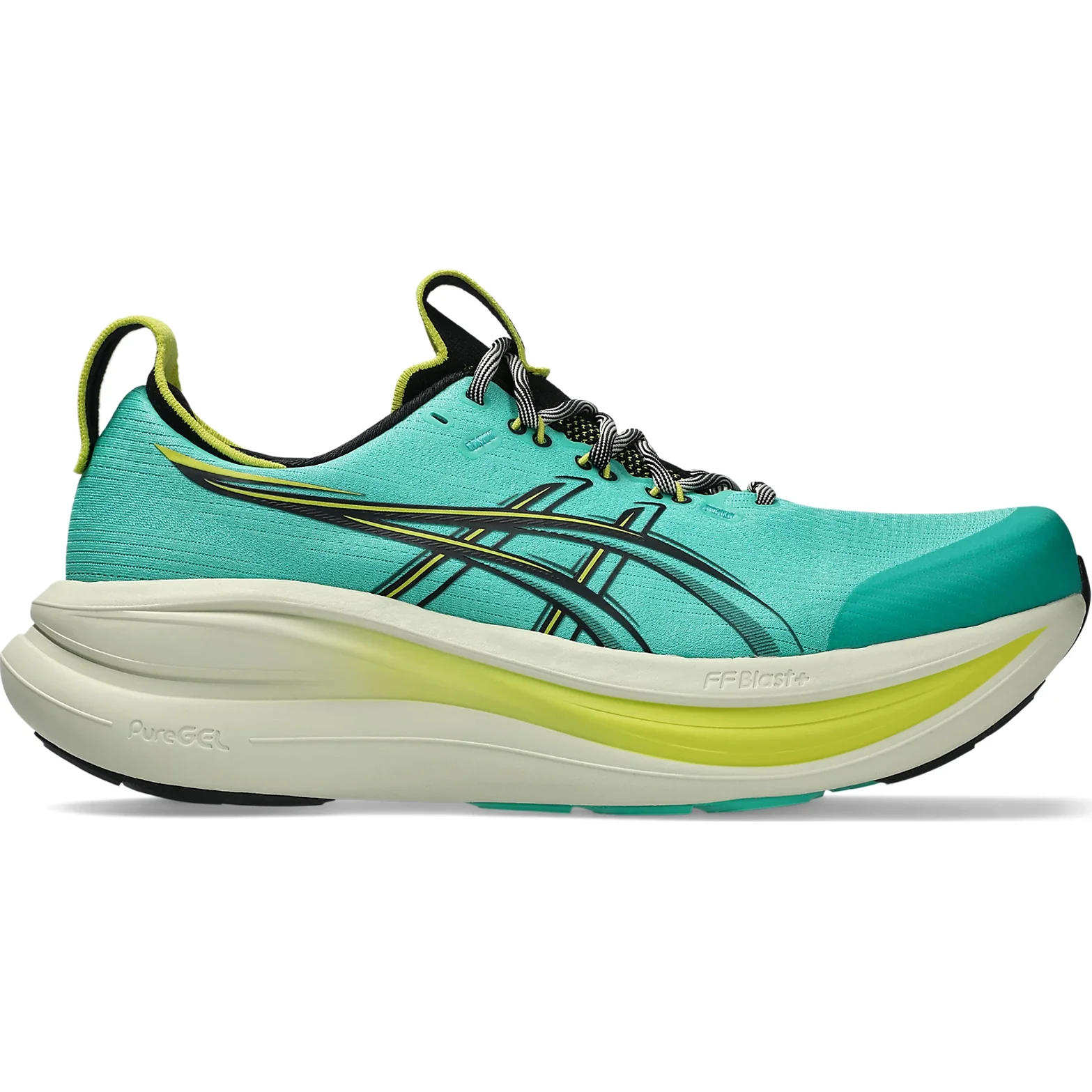 Men's Gel-Nimbus 28 TR Running Shoes Aurora Green / Black