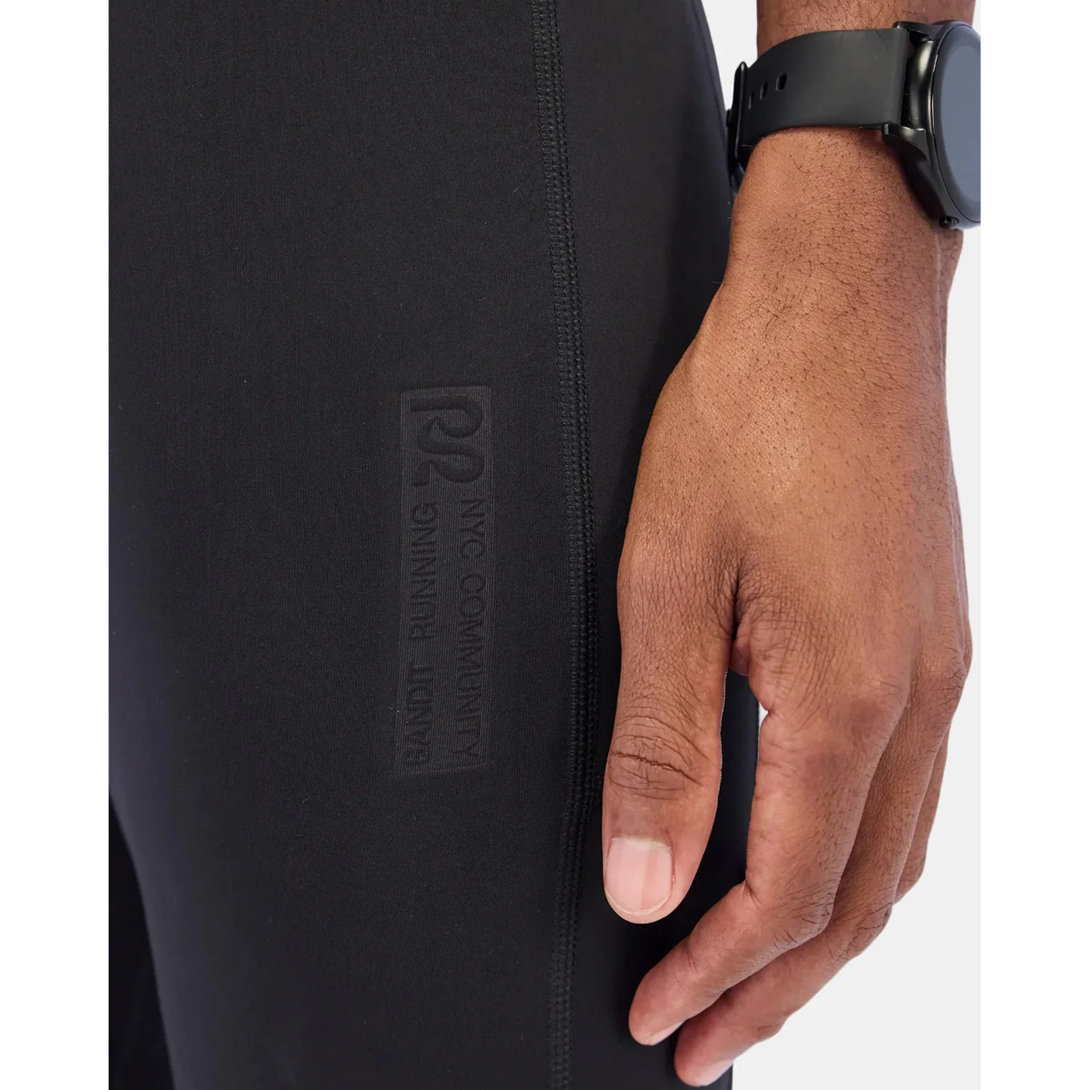 Men's Brushed Stamina Cold Weather Tights Black - Image 6