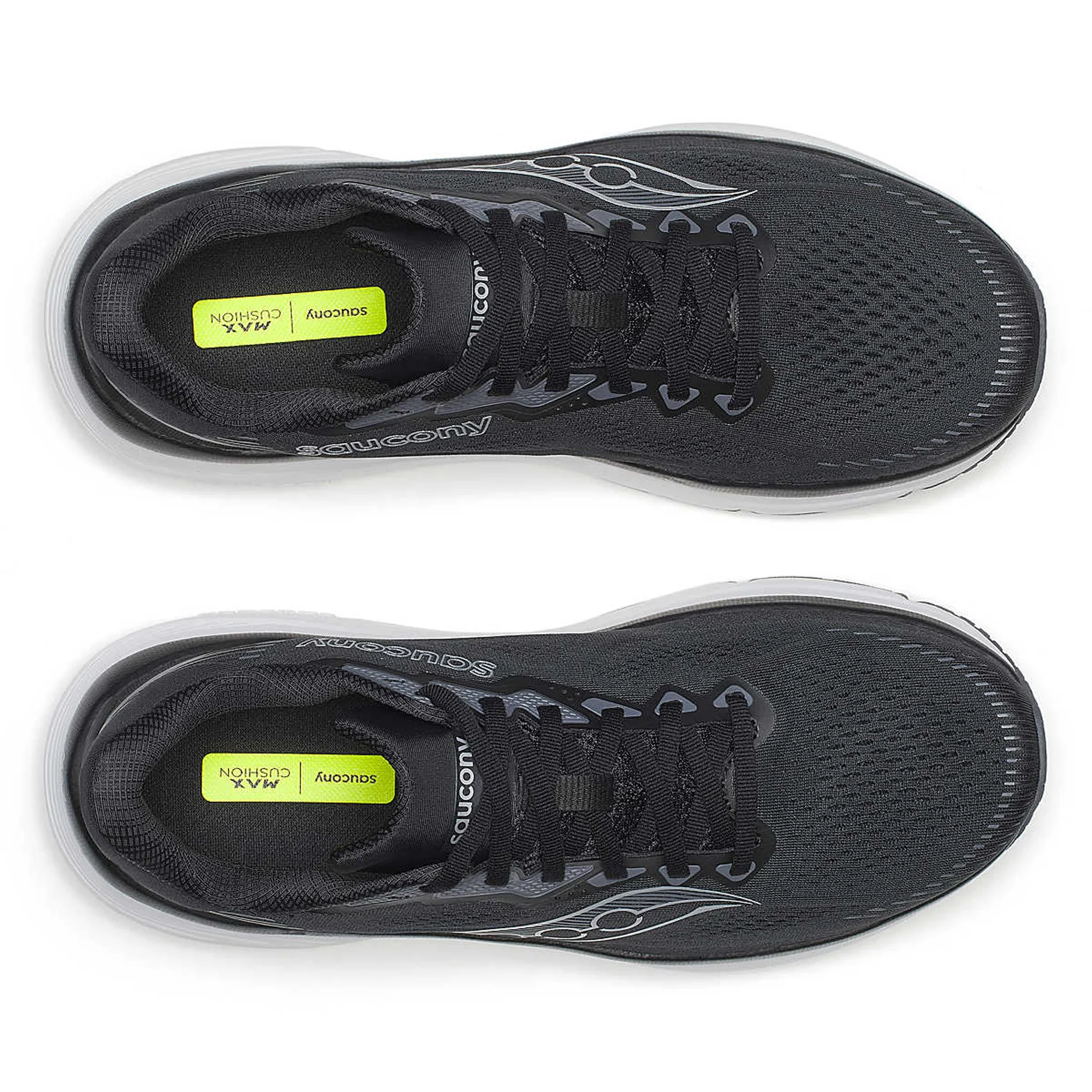 Men's Guide 19 Wide Fit Running Shoes Black / Silver - Image 3