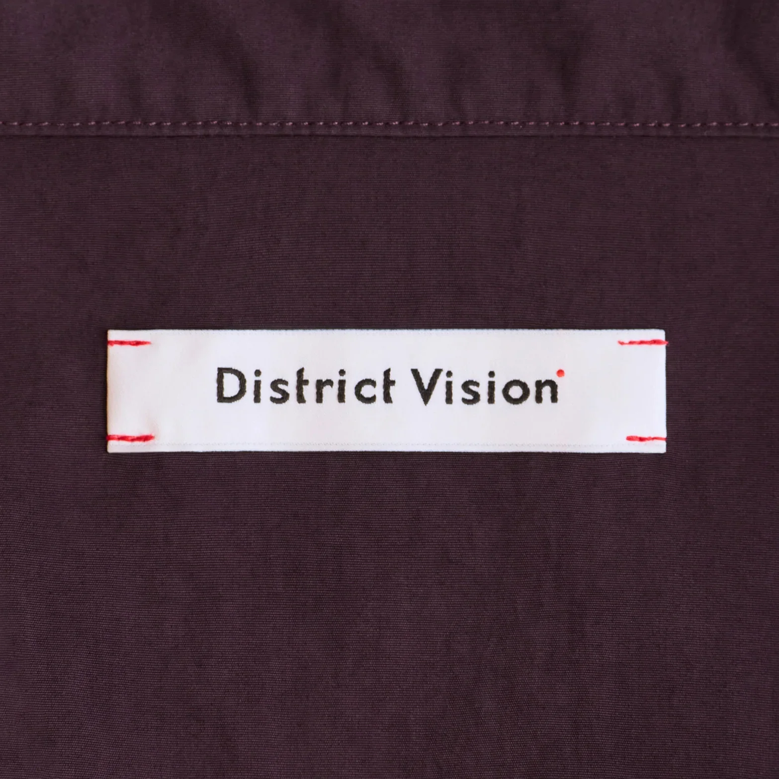 Men's Half Zip Nylon Windbreaker Blackberry - Image 3
