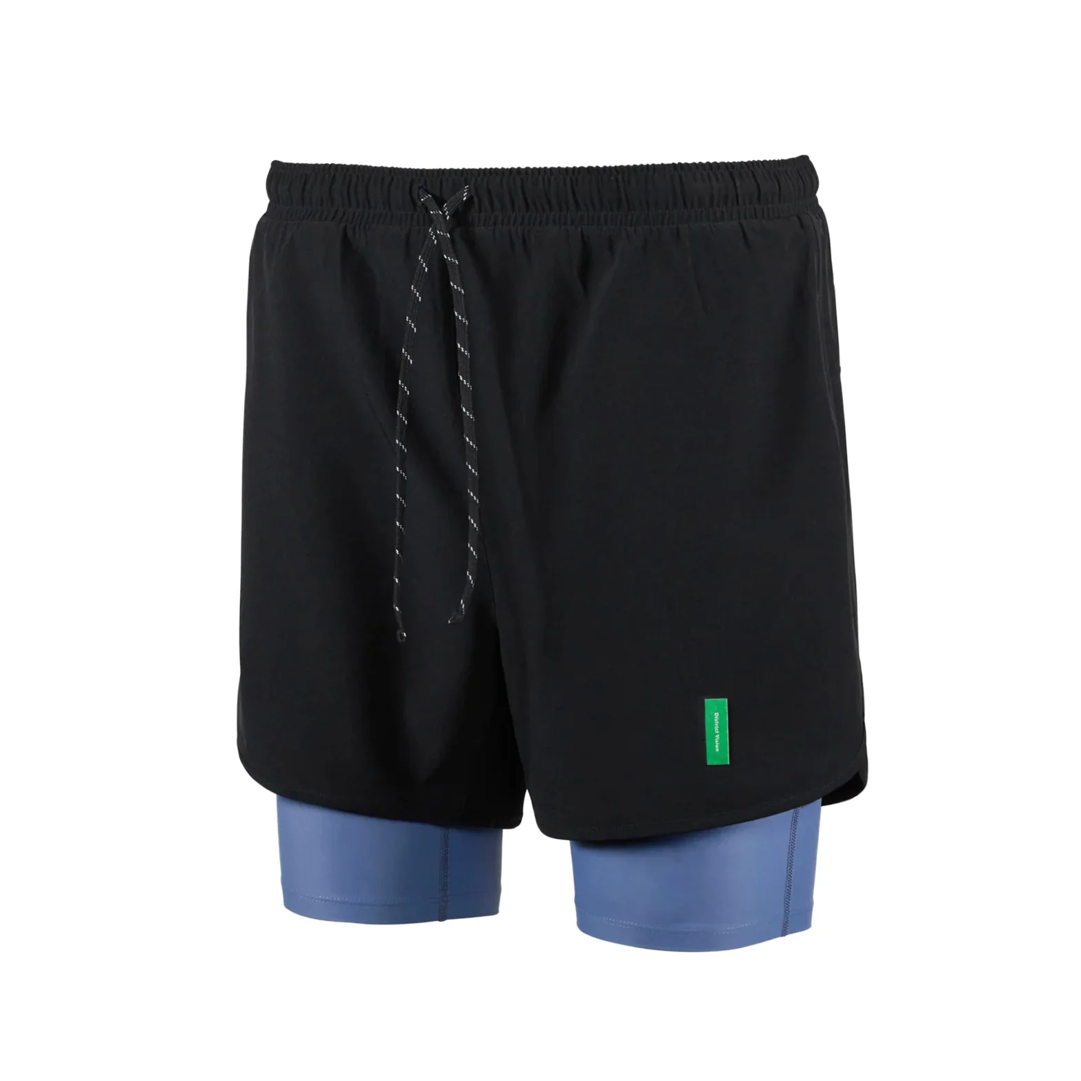 Men's Layered Training Shorts Black / Race Blue
