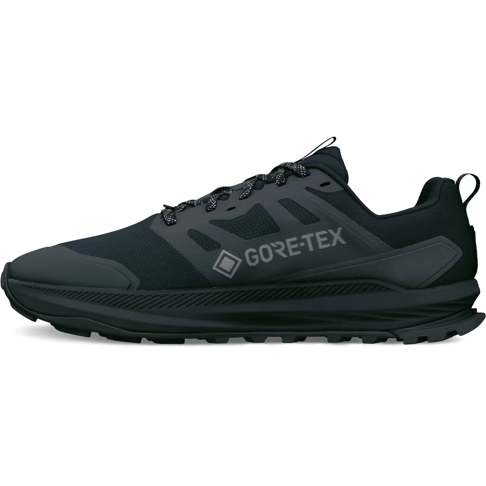 Men's Lone Peak 9+ GORE-TEX Trail Running Shoes Black / Black - Image 2