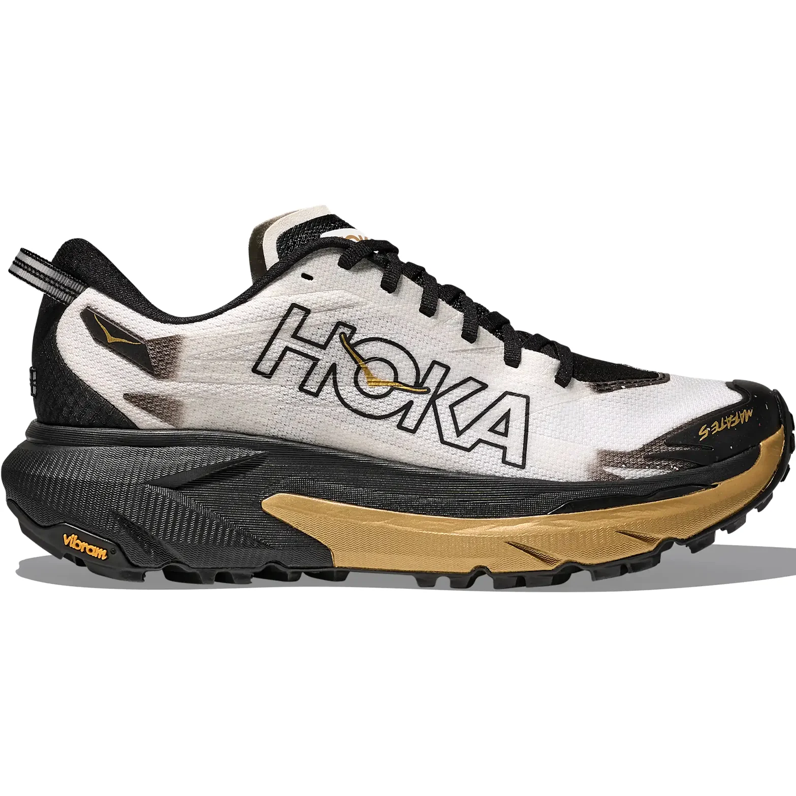 Men's Mafate 5 Koshi Tan-Tan Trail Running Shoes Black / Gold