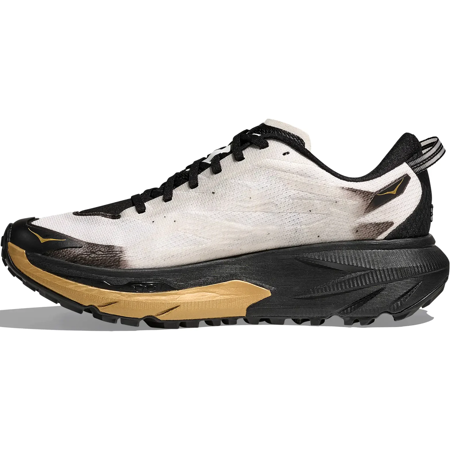 Men's Mafate 5 Koshi Tan-Tan Trail Running Shoes Black / Gold - Image 2