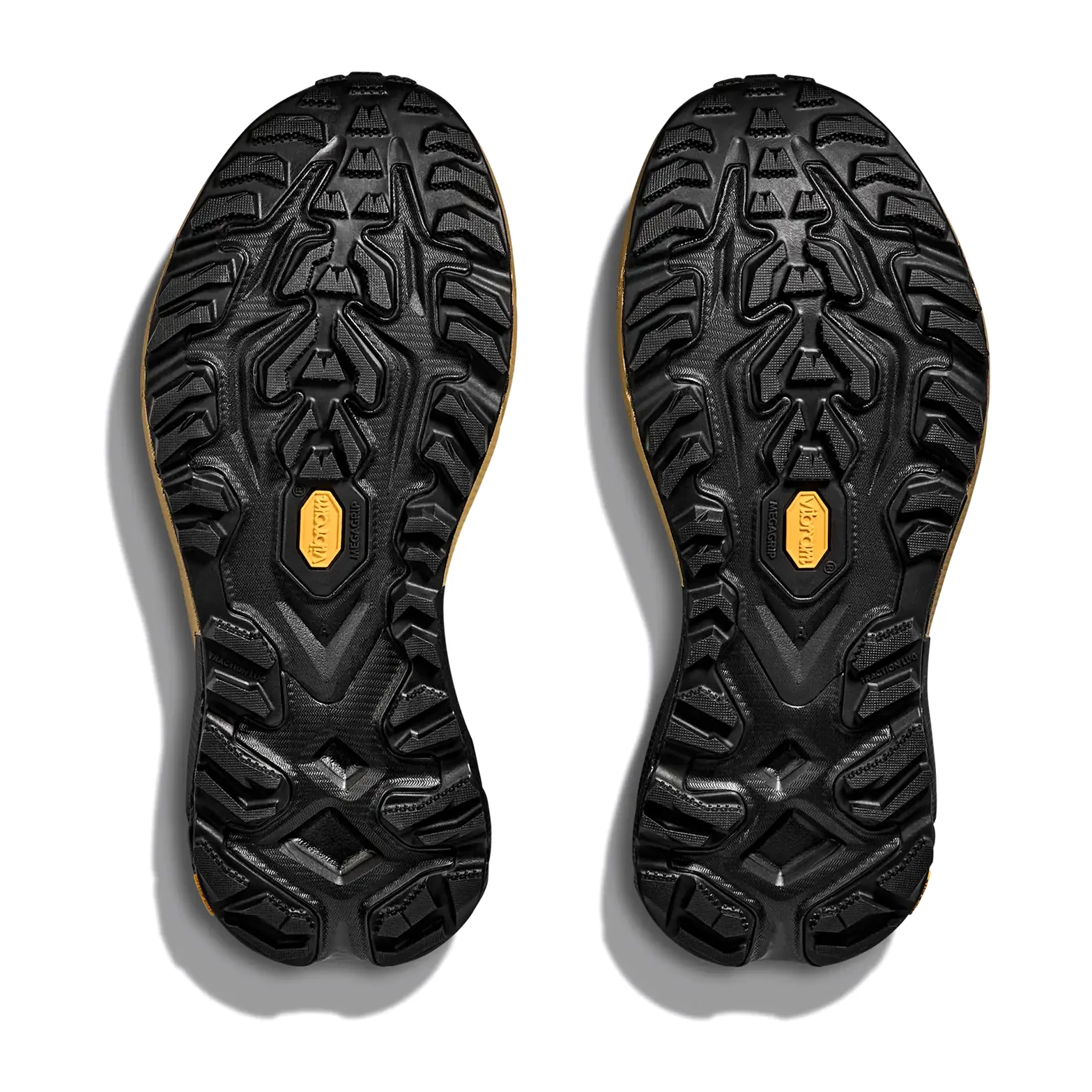 Men's Mafate 5 Koshi Tan-Tan Trail Running Shoes Black / Gold - Image 4