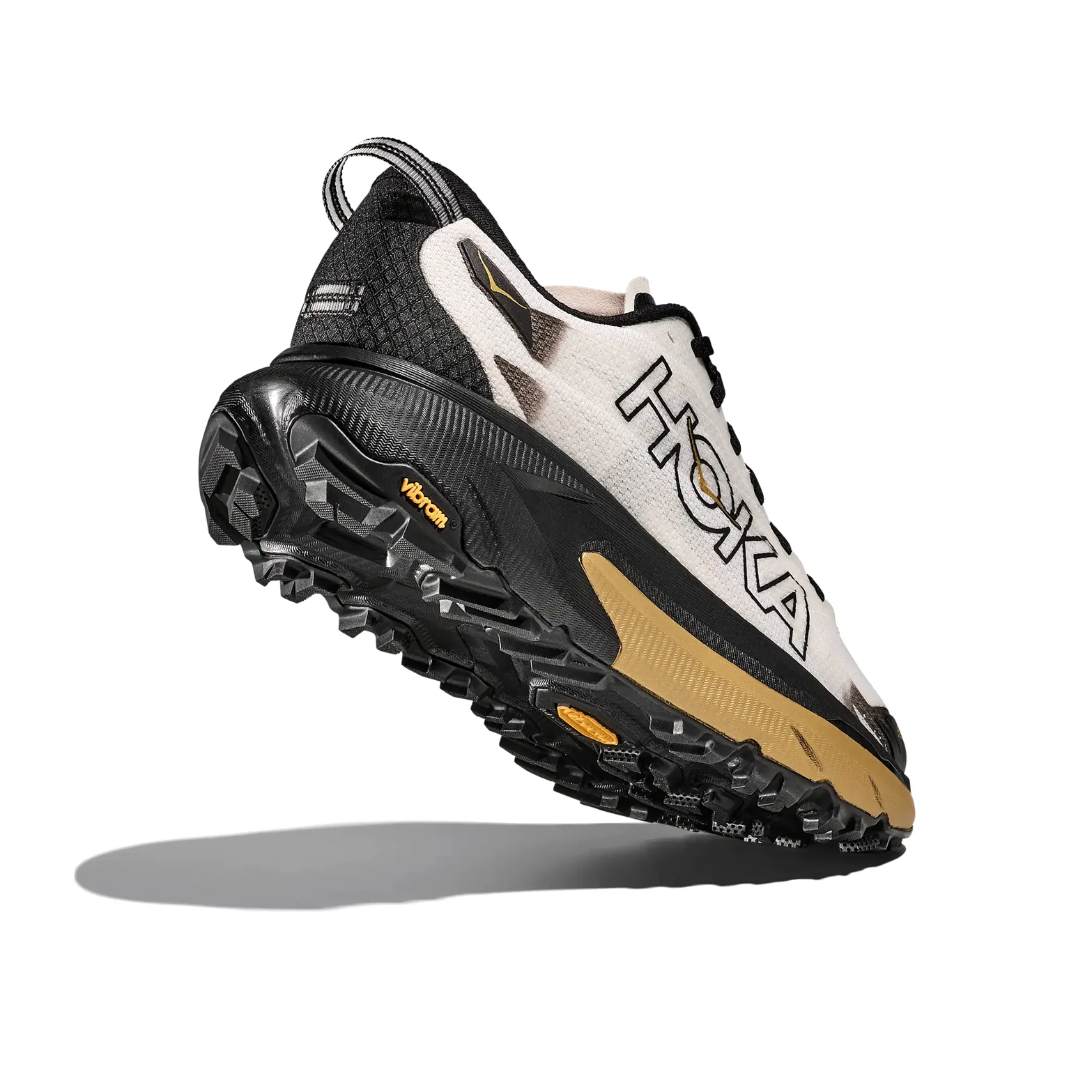 Men's Mafate 5 Koshi Tan-Tan Trail Running Shoes Black / Gold - Image 7