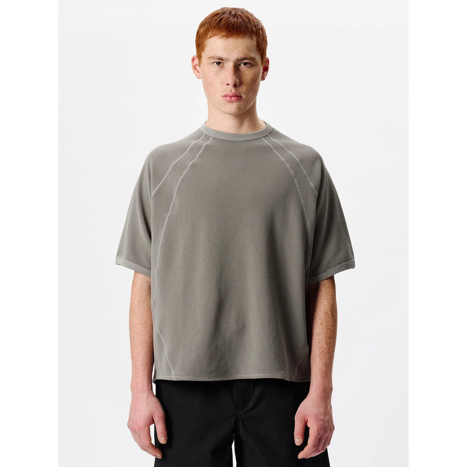 Men's Mesh WF Actinoid Tee Arid Beige - Image 2