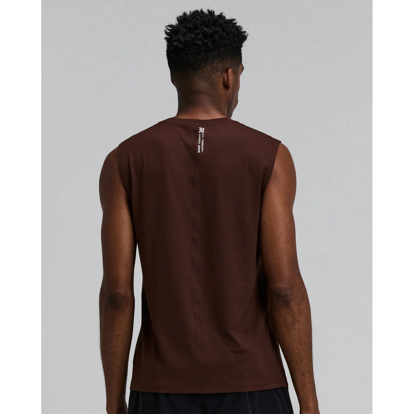 Men's Micromesh Run Tank Cacao - Image 3