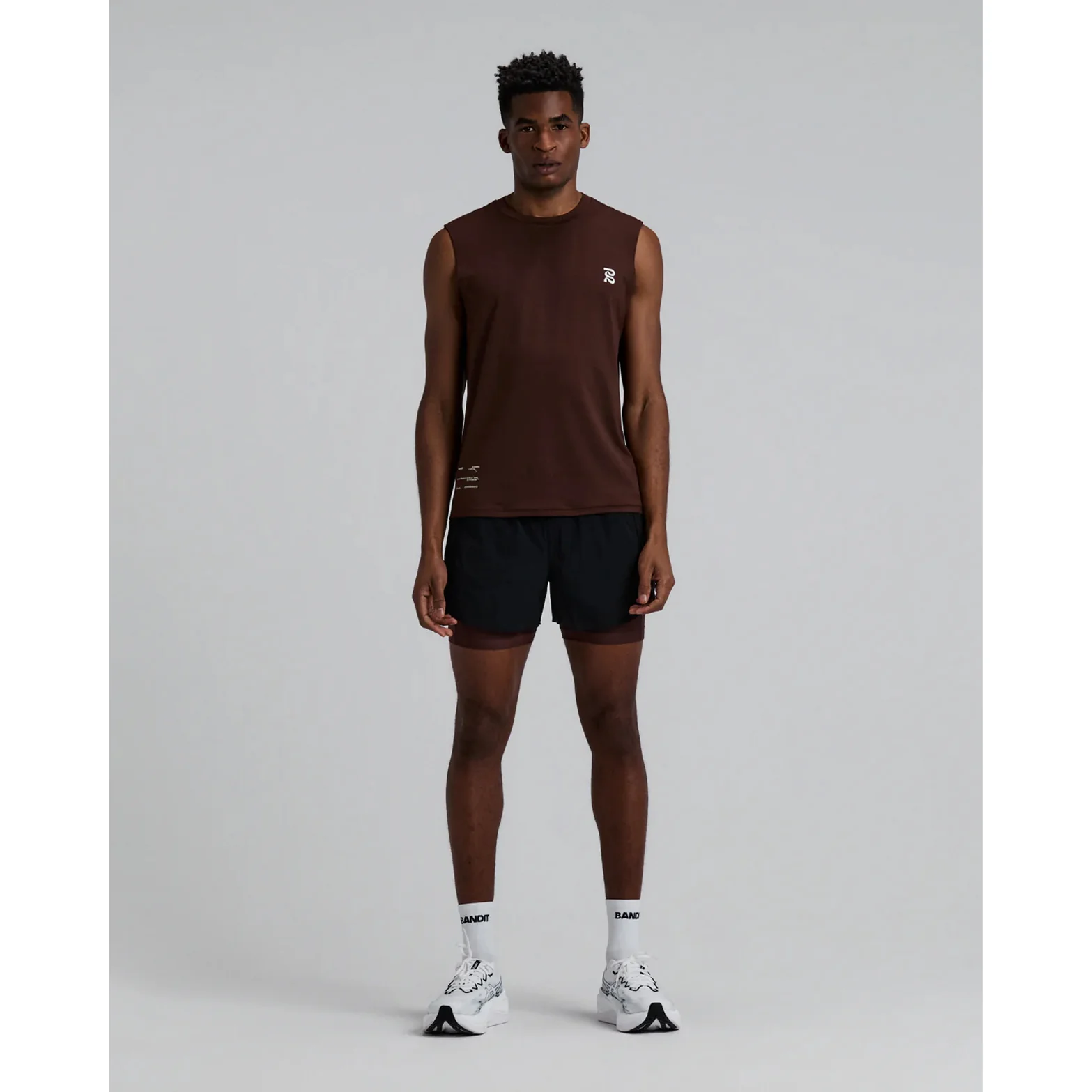 Men's Micromesh Run Tank Cacao - Image 6