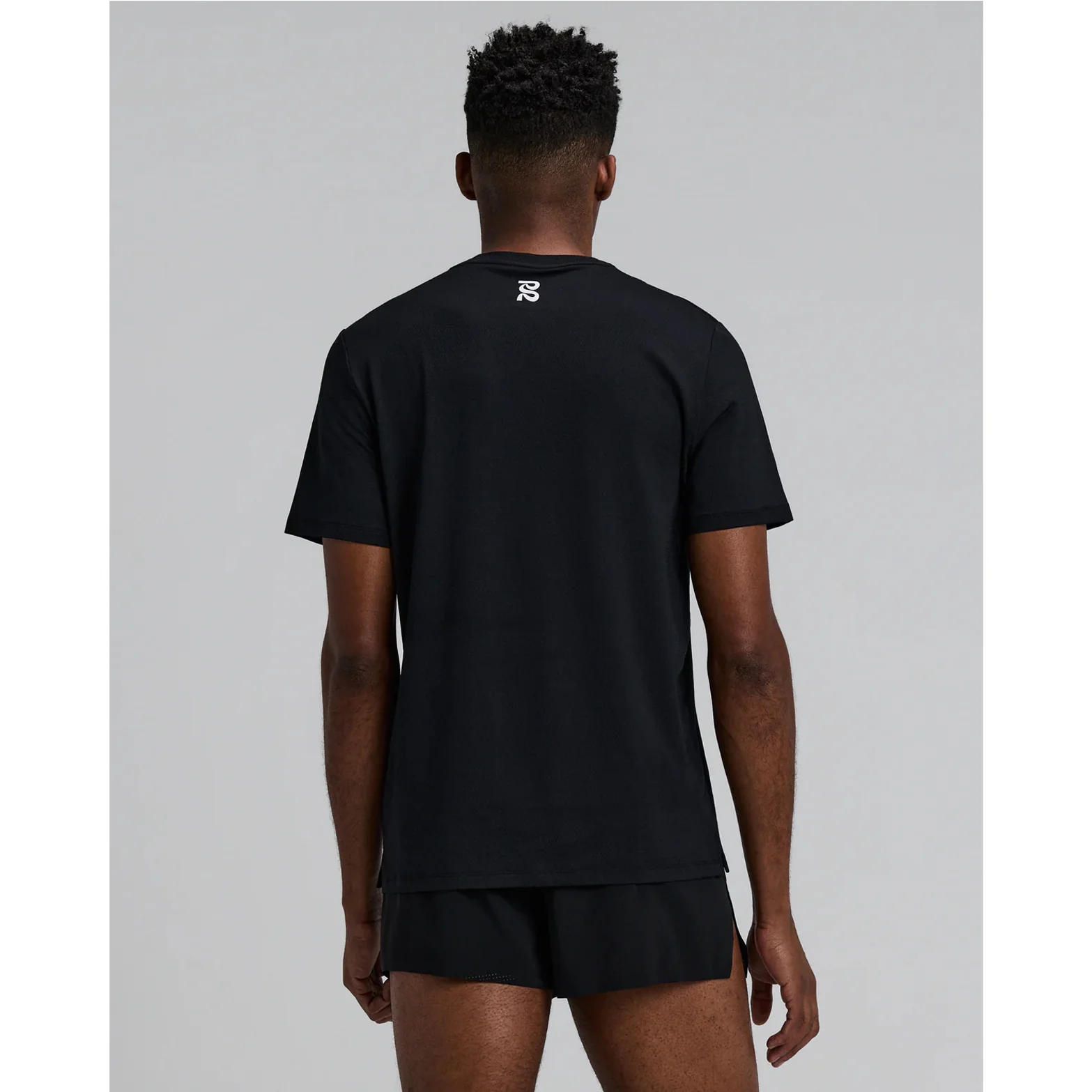 Men's Micromesh Run Tee Black - Image 3